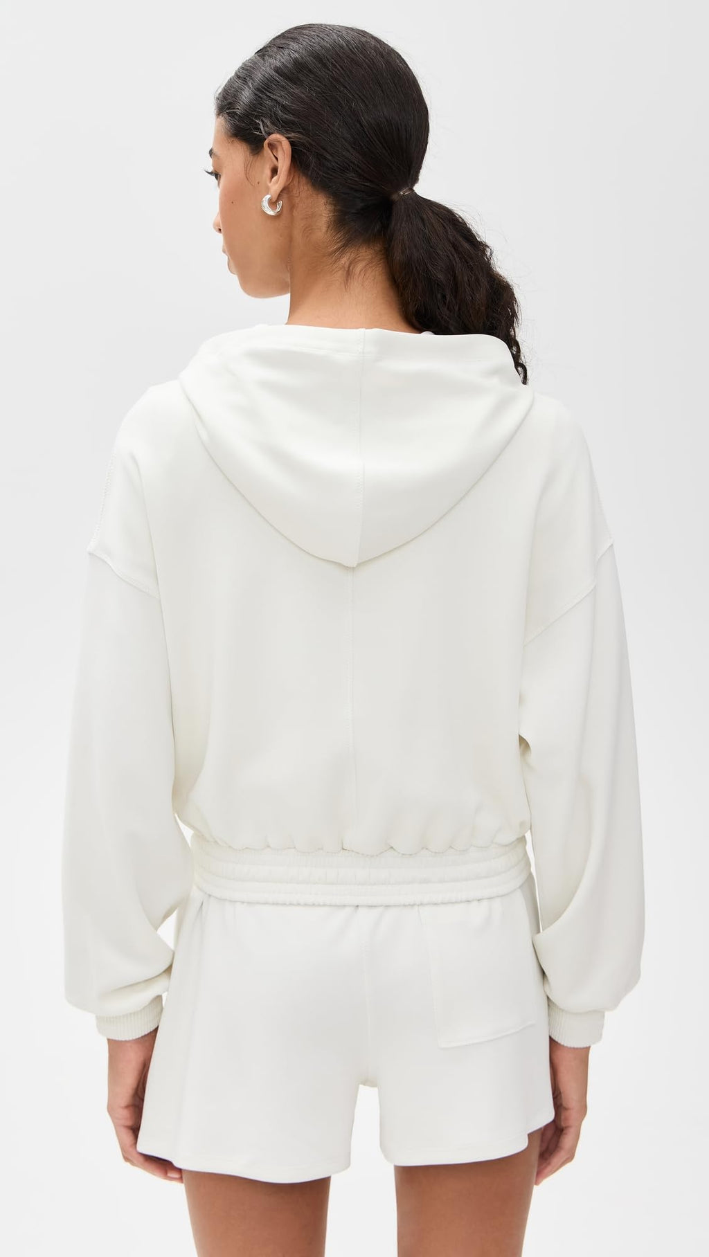 Women's Lightweight Cropped Performance Workout Hoodie