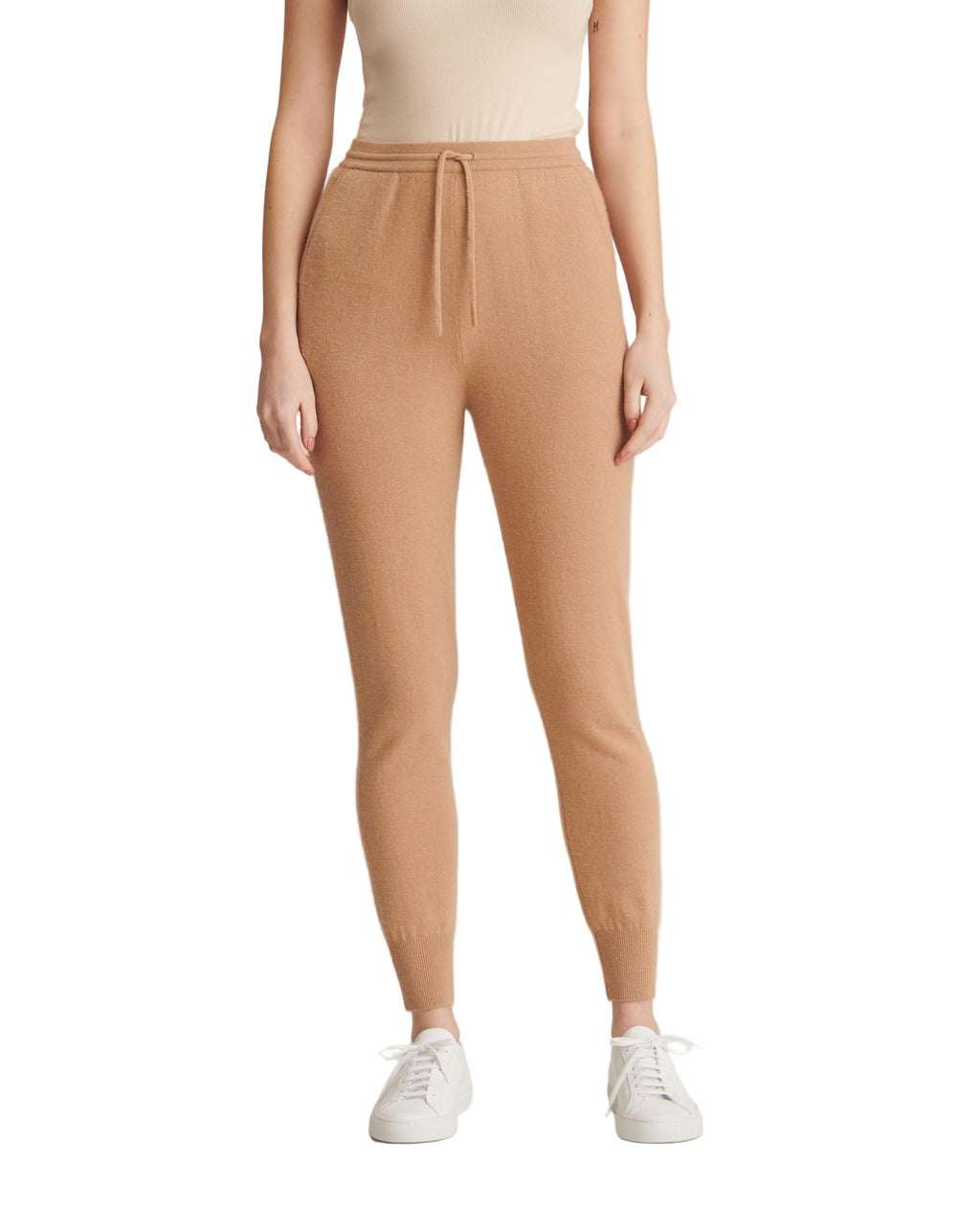 Women's Soft Cashmere Off-Duty Relaxed Jogger Pants