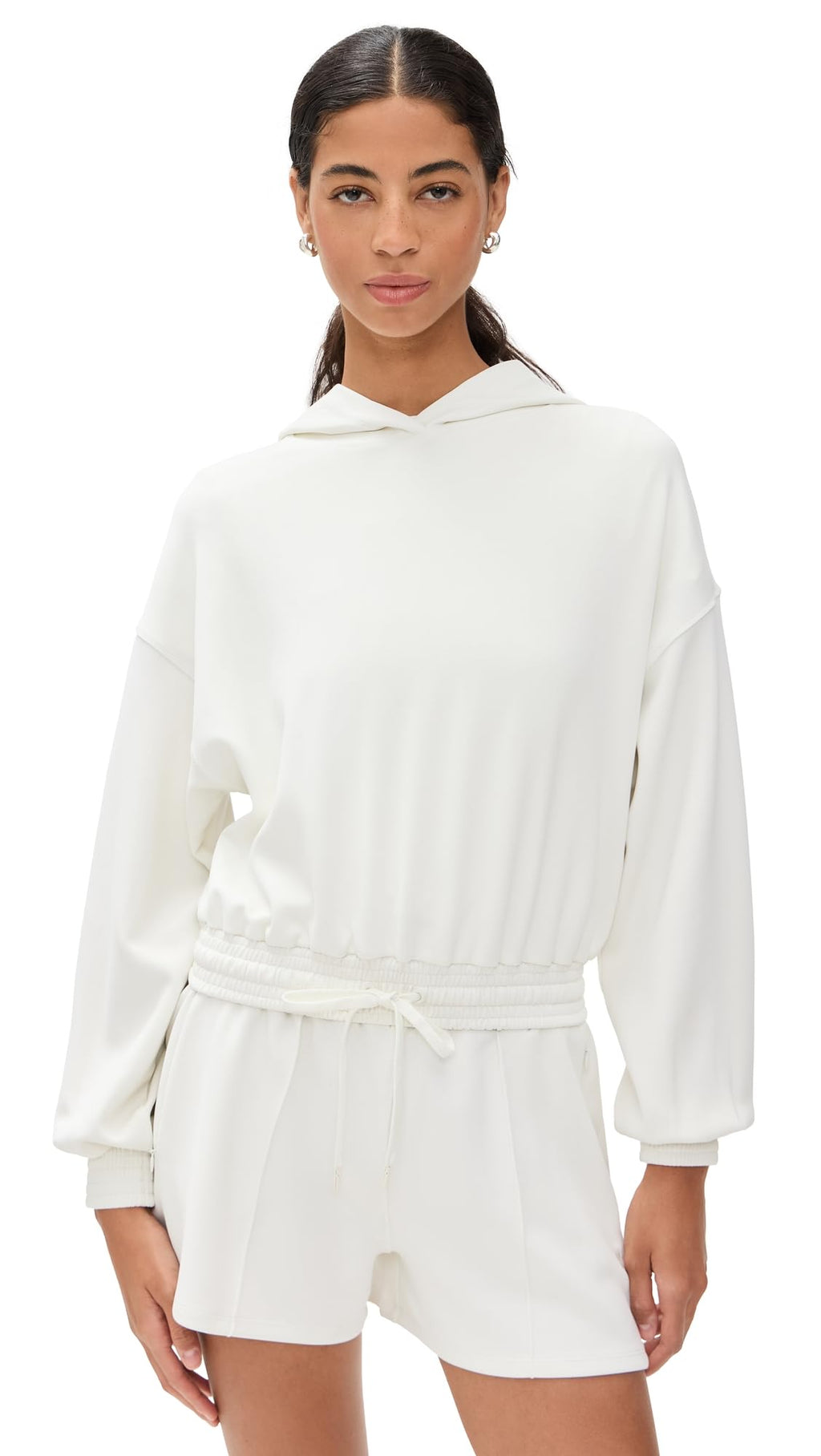 Women's Lightweight Cropped Performance Workout Hoodie