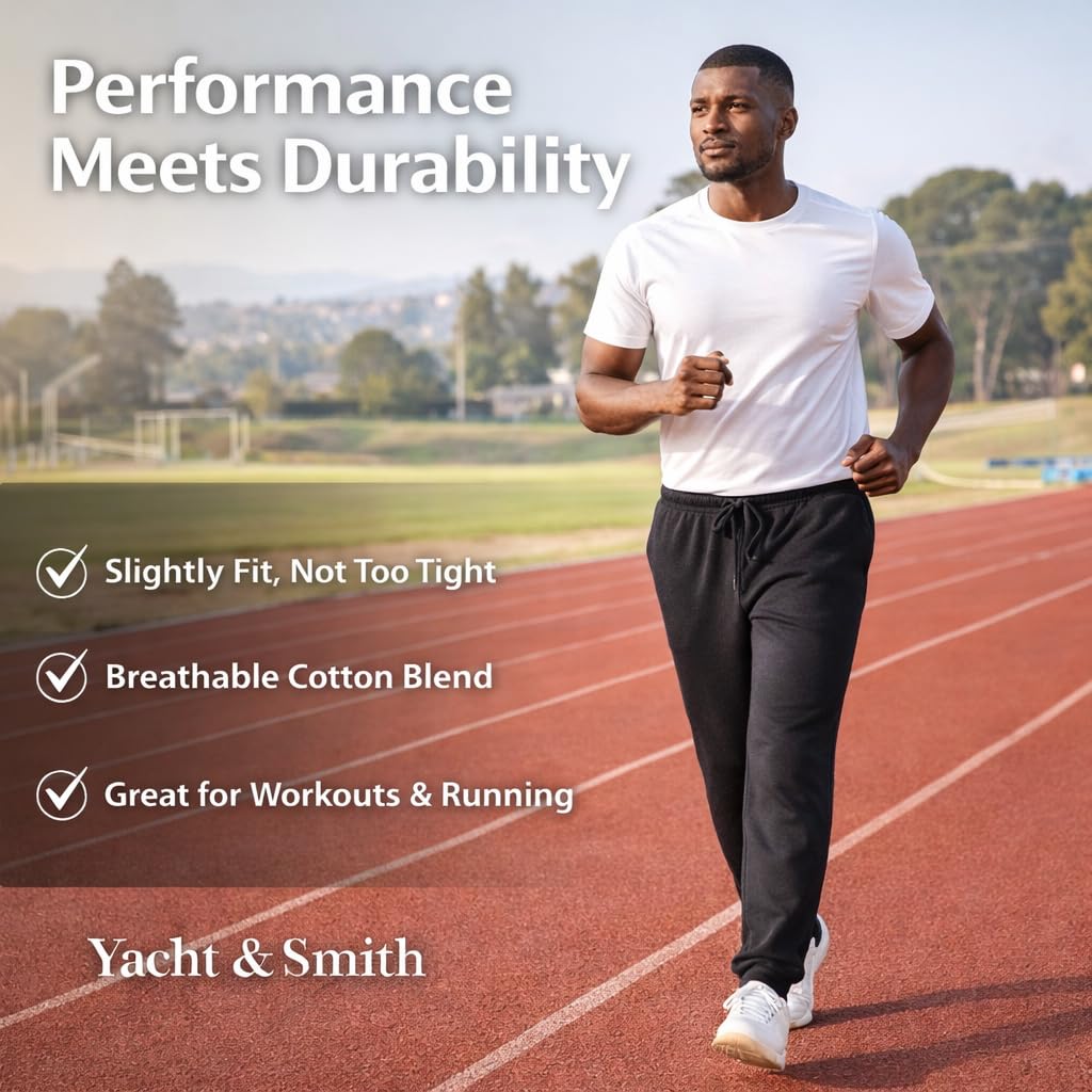 Men's Comfortable Athletic Jogger Sweatpants 36-Pack