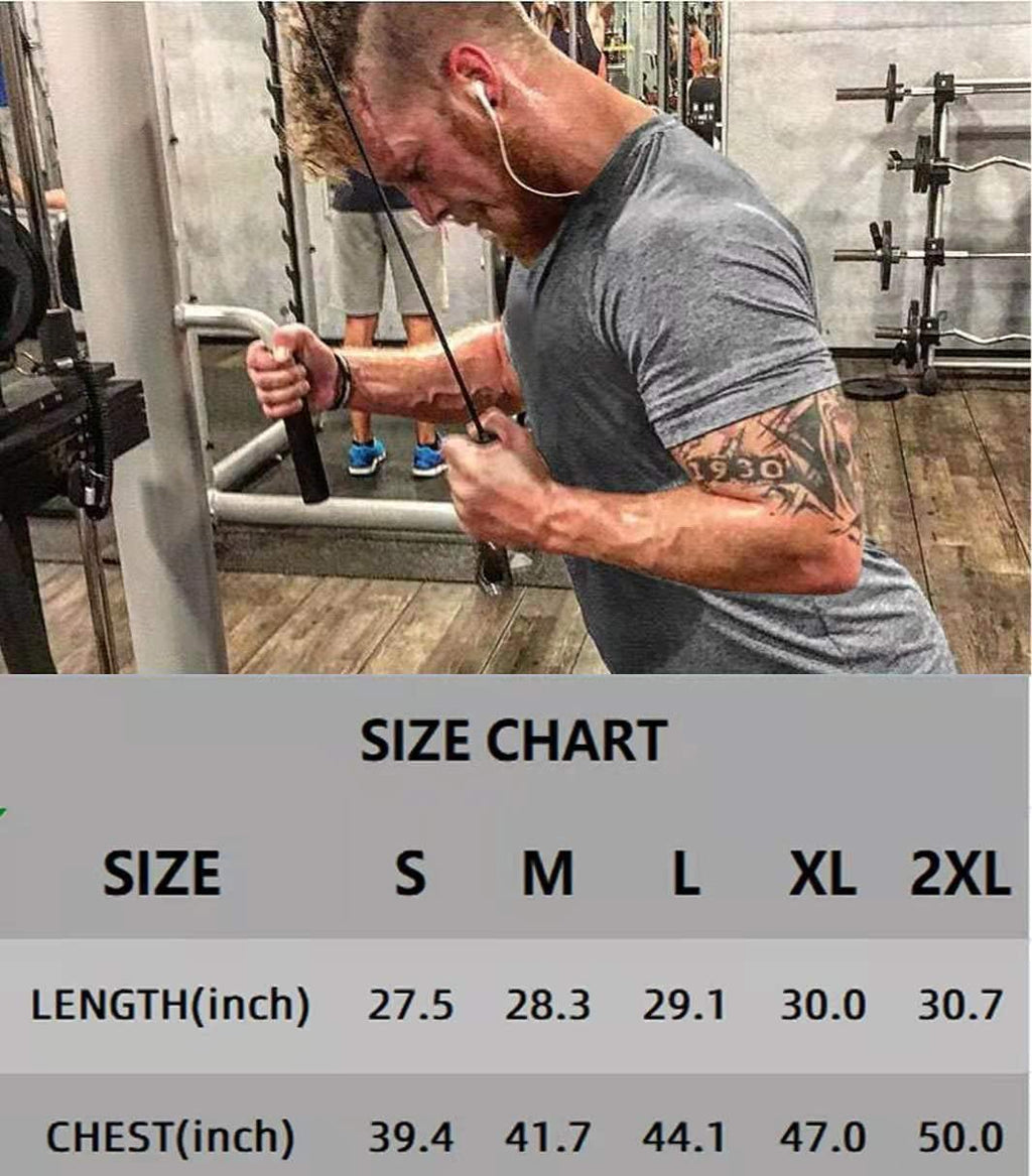 Men's Moisture-Wicking Performance Training T-Shirts 3-Pack