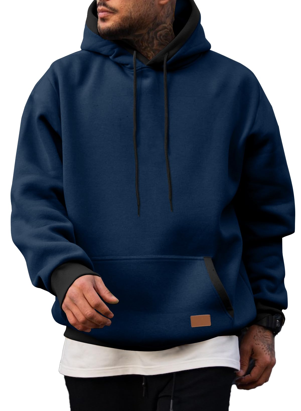 Men's Fleece Performance Pullover Hoodie with Pocket