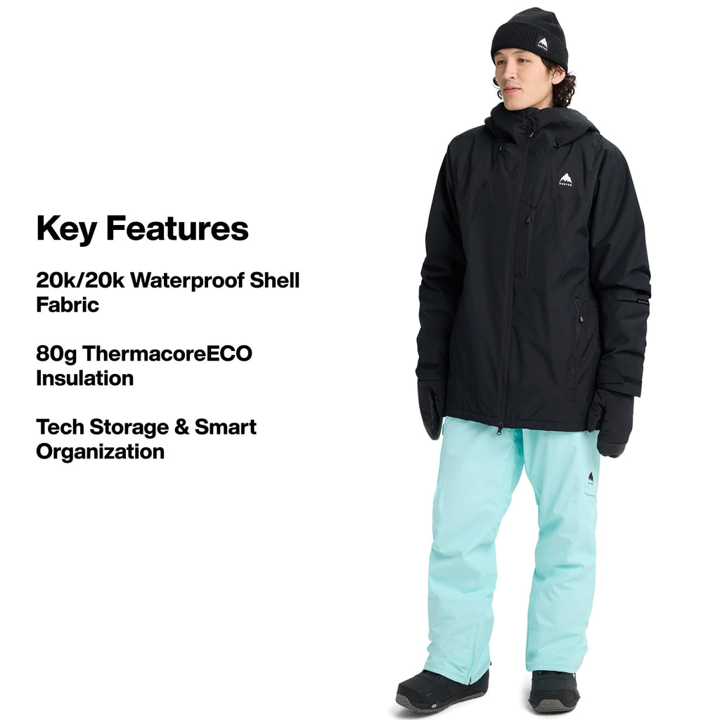 Men's Waterproof Insulated 2-Layer Snow Performance Jacket