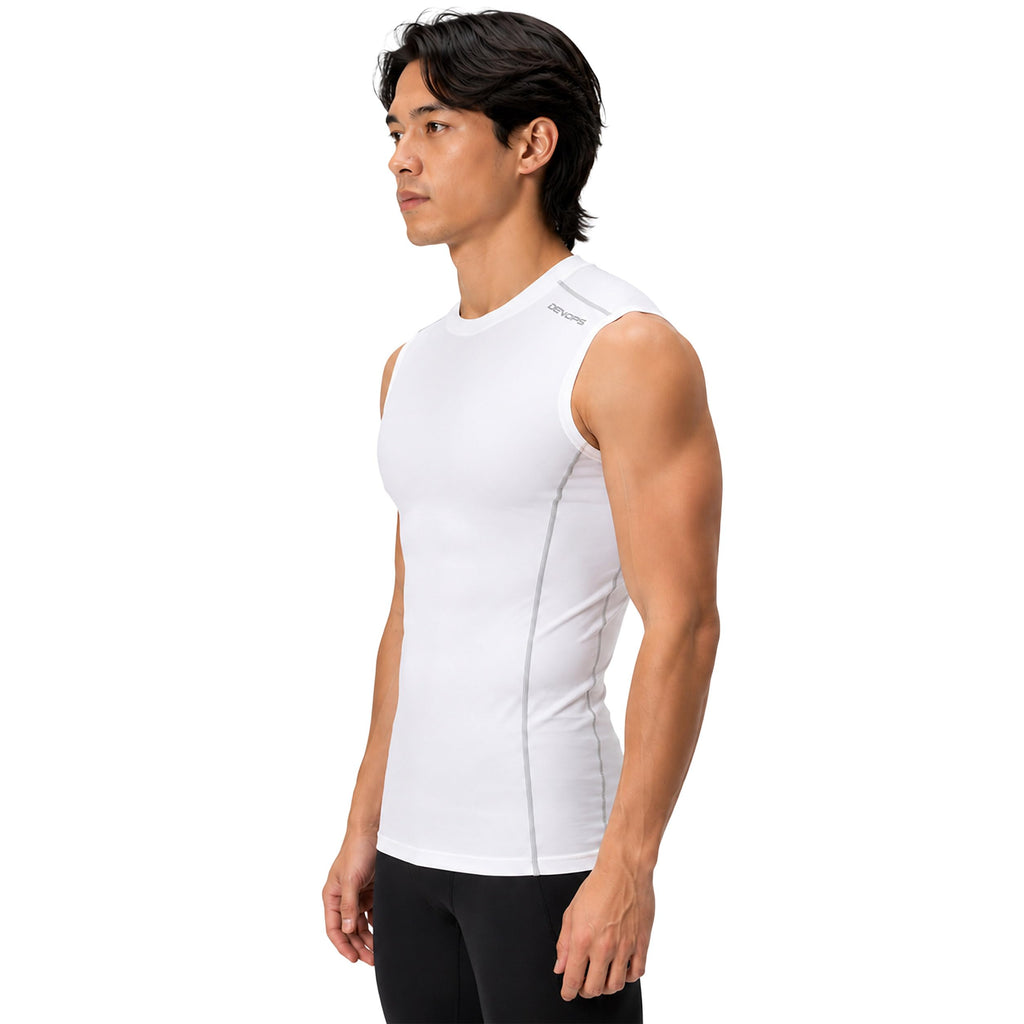Men's Sleeveless Compression Performance Base Layer 3-Pack