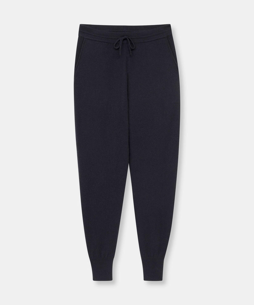 Women's Soft Cashmere Off-Duty Relaxed Jogger Pants