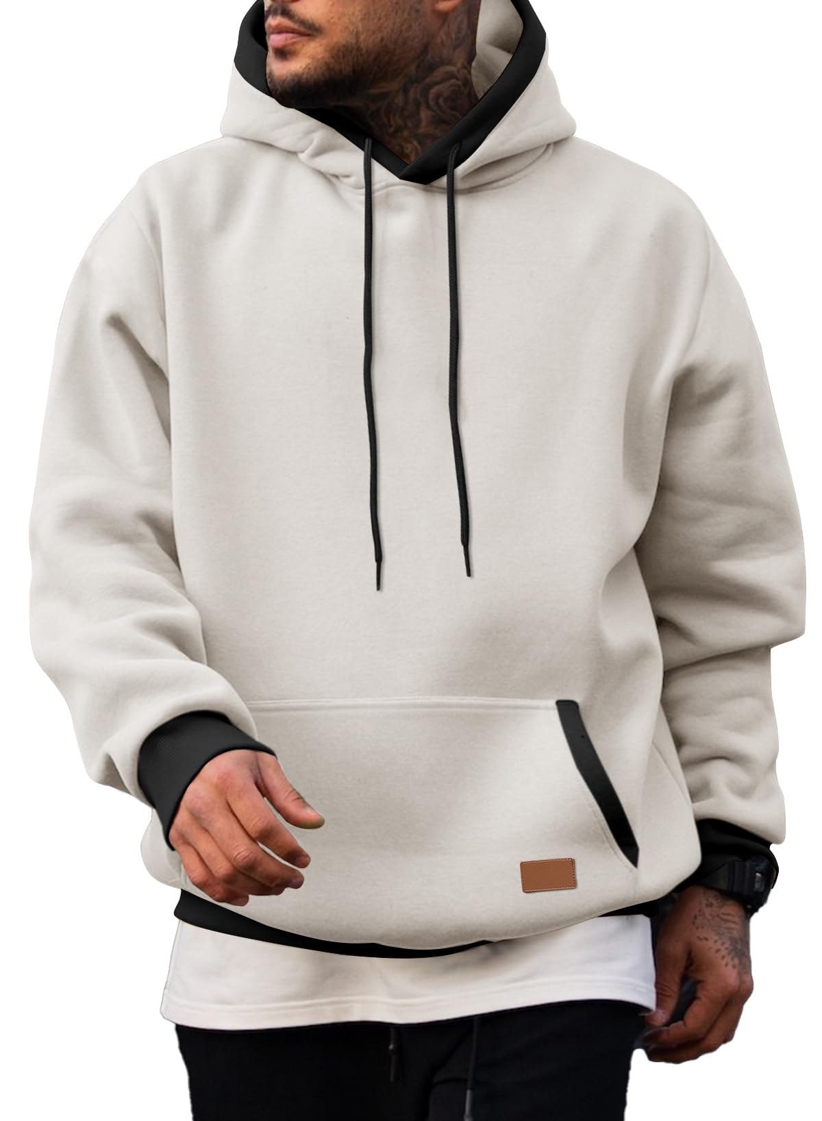 Men's Fleece Performance Pullover Hoodie with Pocket