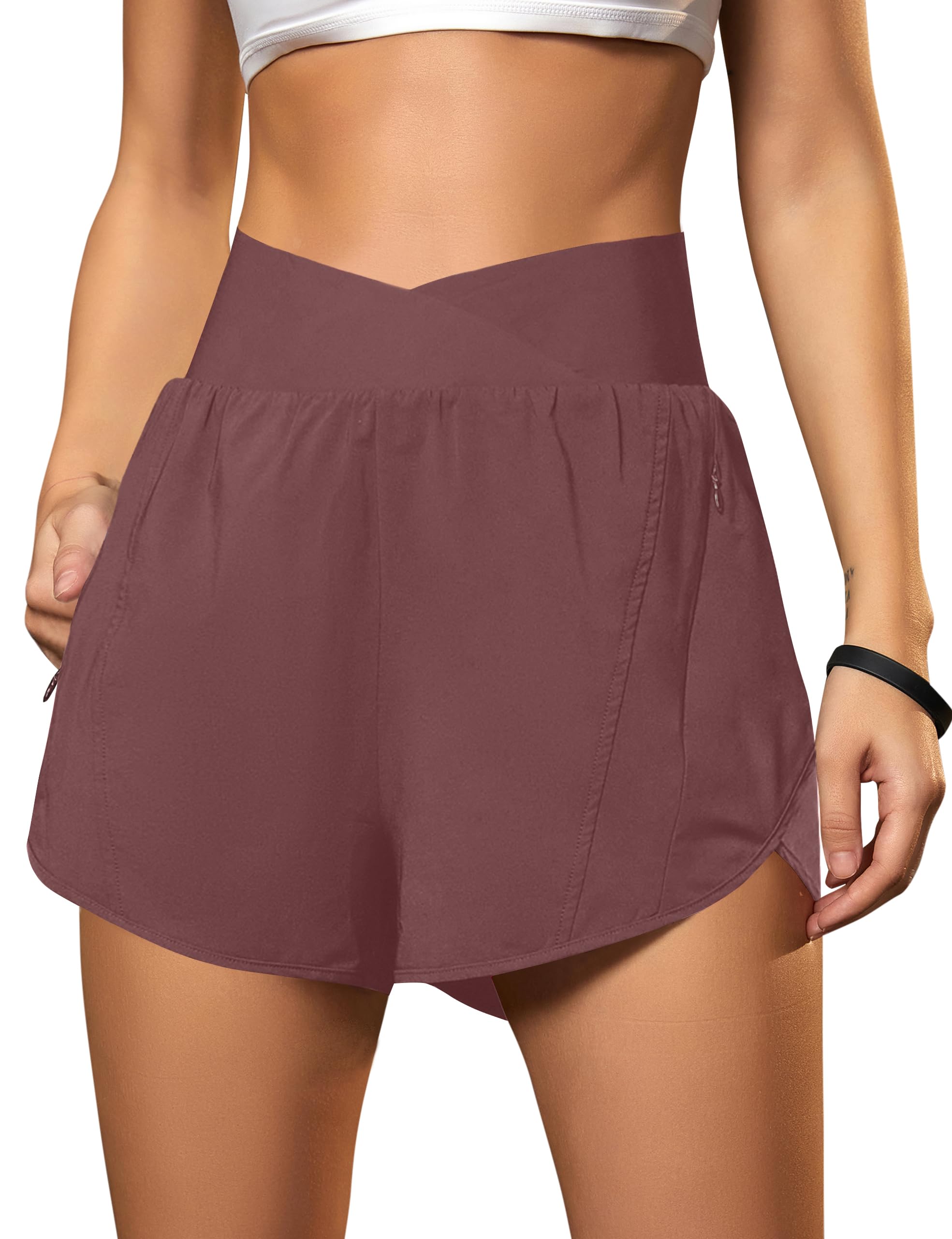Women's Crossover Athletic Running and Training Shorts
