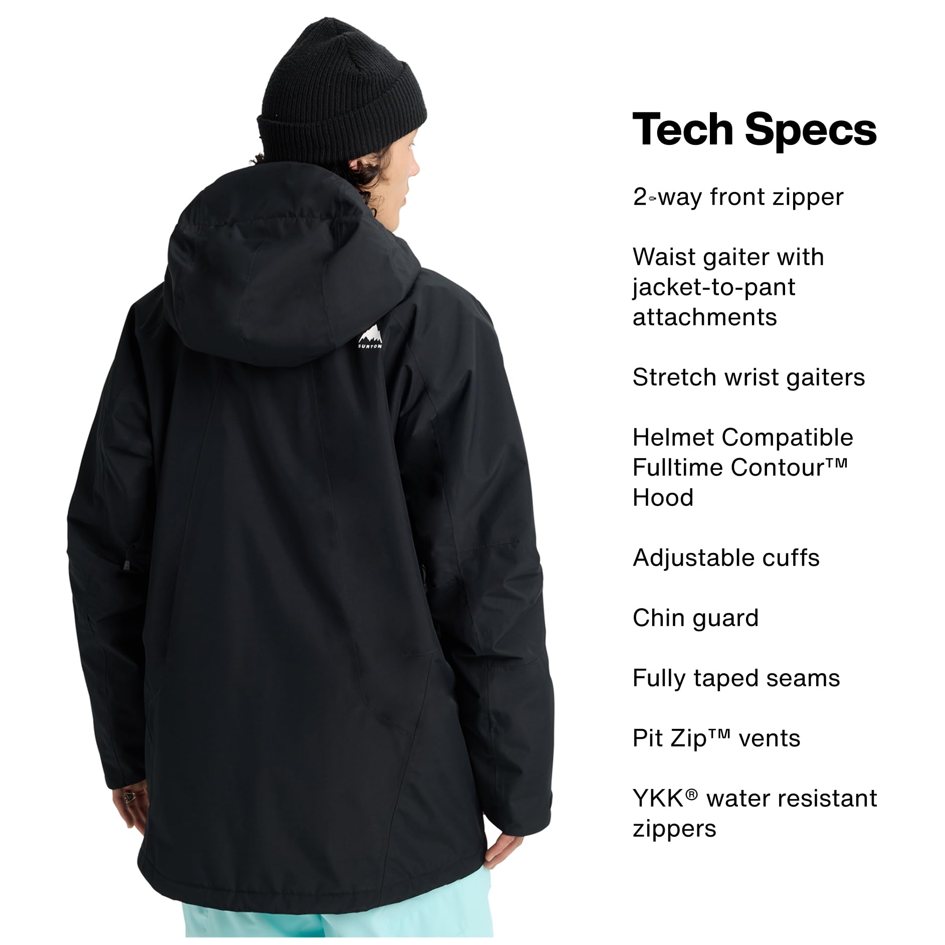 Men's Waterproof Insulated 2-Layer Snow Performance Jacket