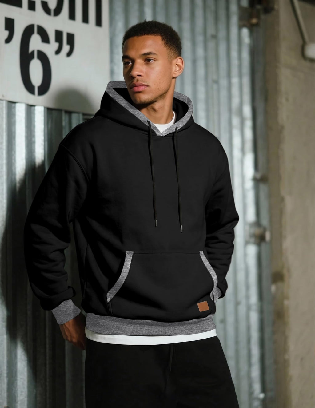 Men's Fleece Performance Pullover Hoodie with Pocket