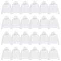 BILLIONHATS 24 Pack of Wholesale Hoodie Sweatshirts, Men's Women's Unisex Hoodies Cotton Blend, Bulk Adults Sweatshirt, Homeless Donation WHITE SIZE 3X-LARGE