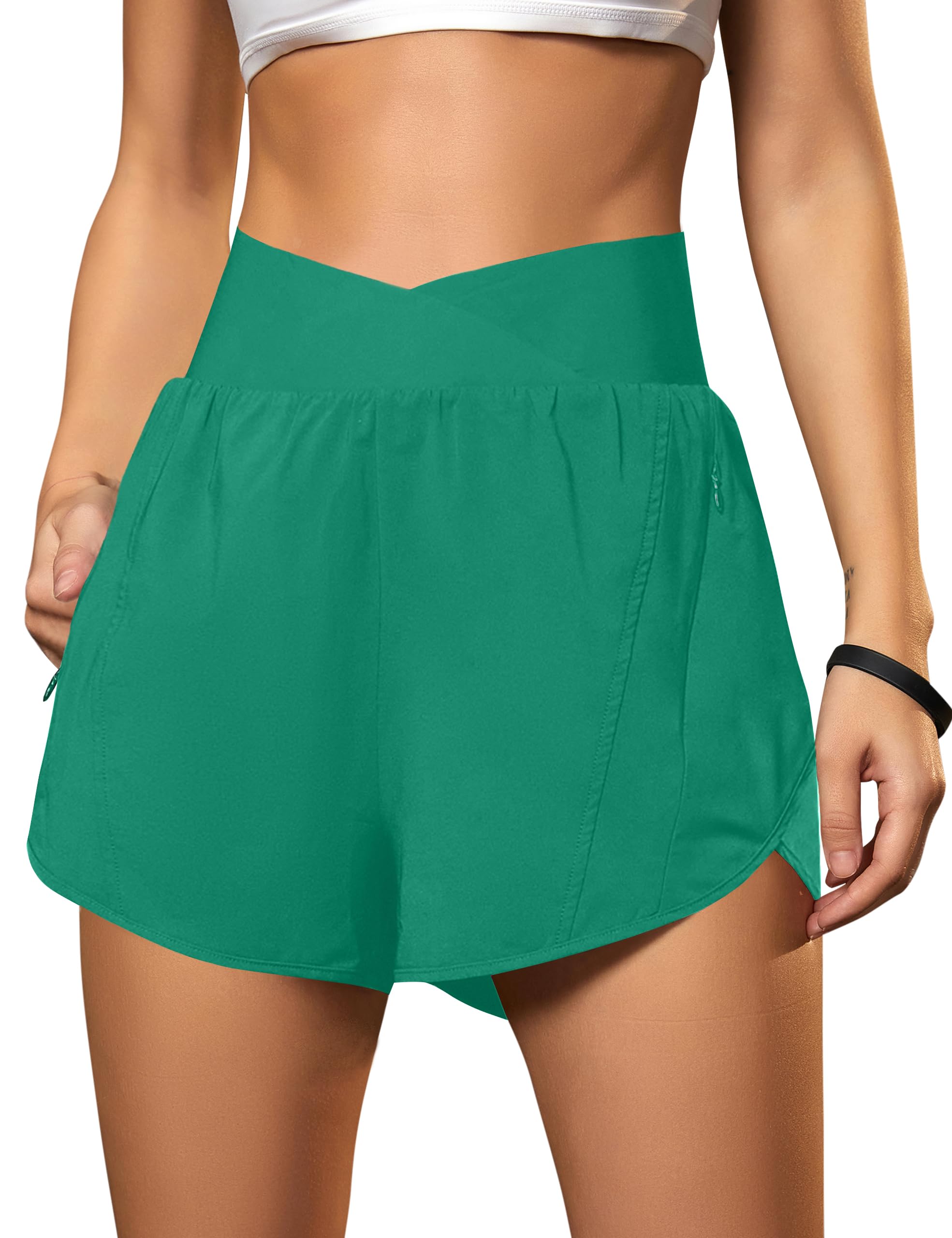 Women's Crossover Athletic Running and Training Shorts