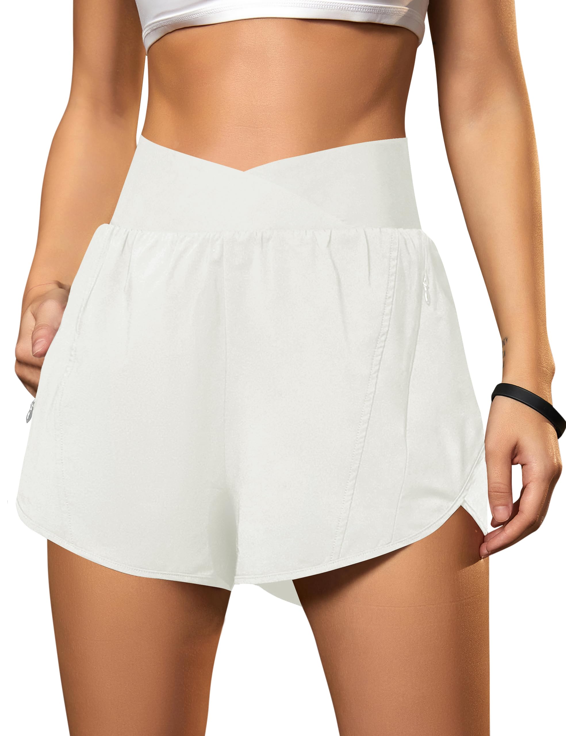 Women's Crossover Athletic Running and Training Shorts