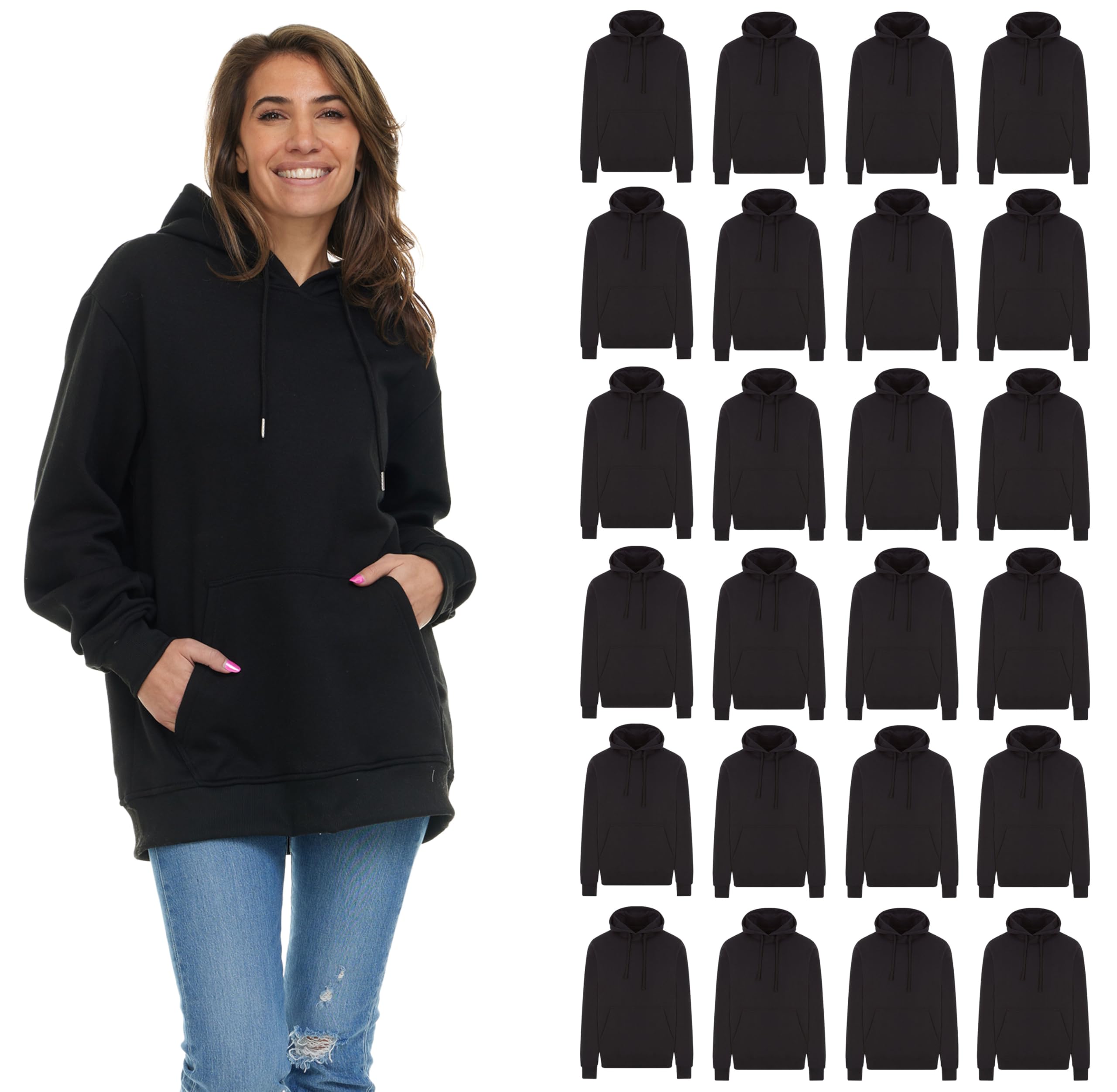Women's Oversized Cotton-Blend Performance Hoodie