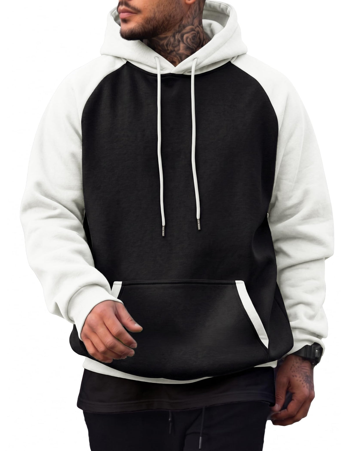 Men's Fleece Performance Pullover Hoodie with Pocket