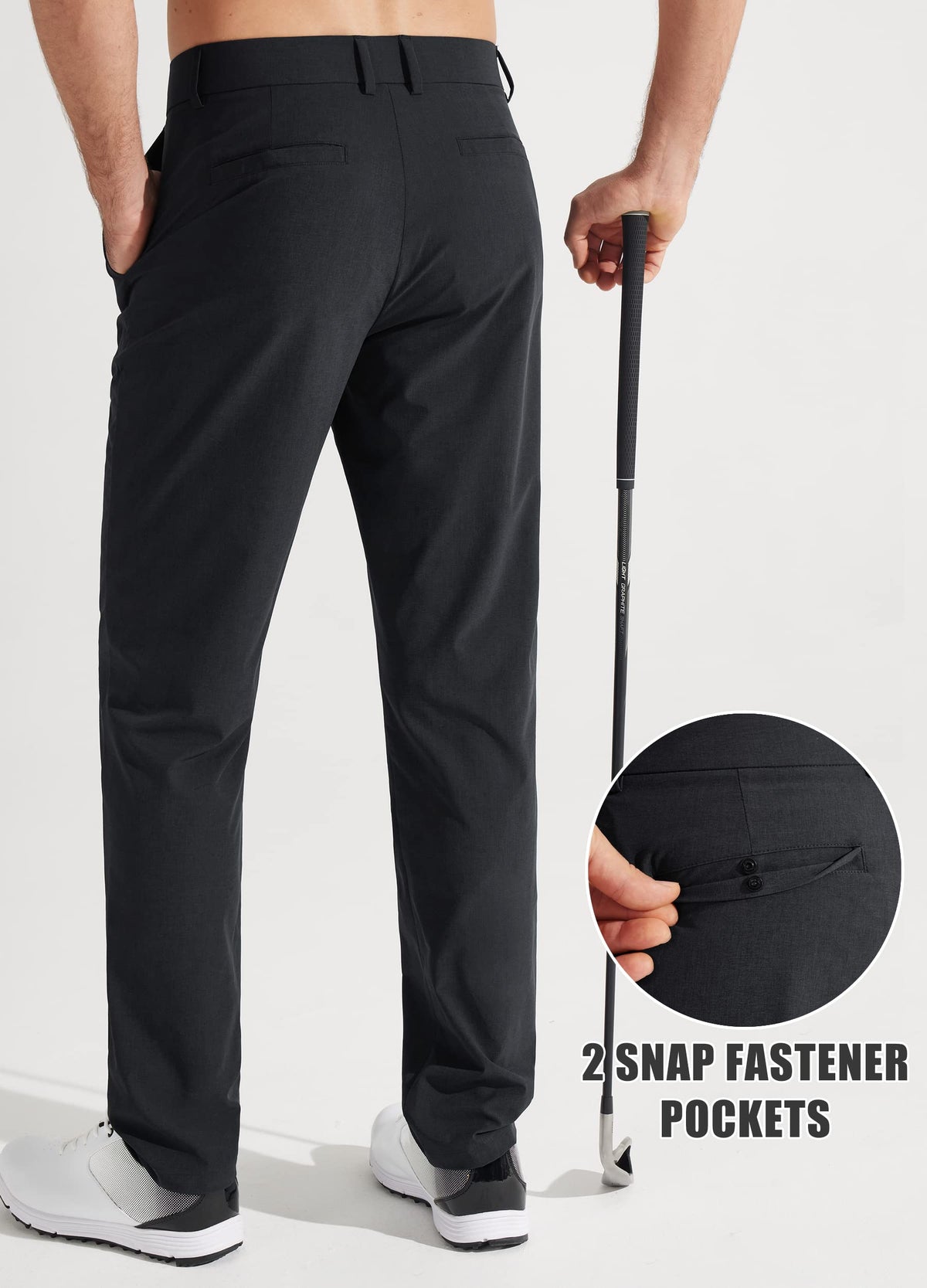 Men's Quick-Dry Stretch Lightweight Performance Golf Pants