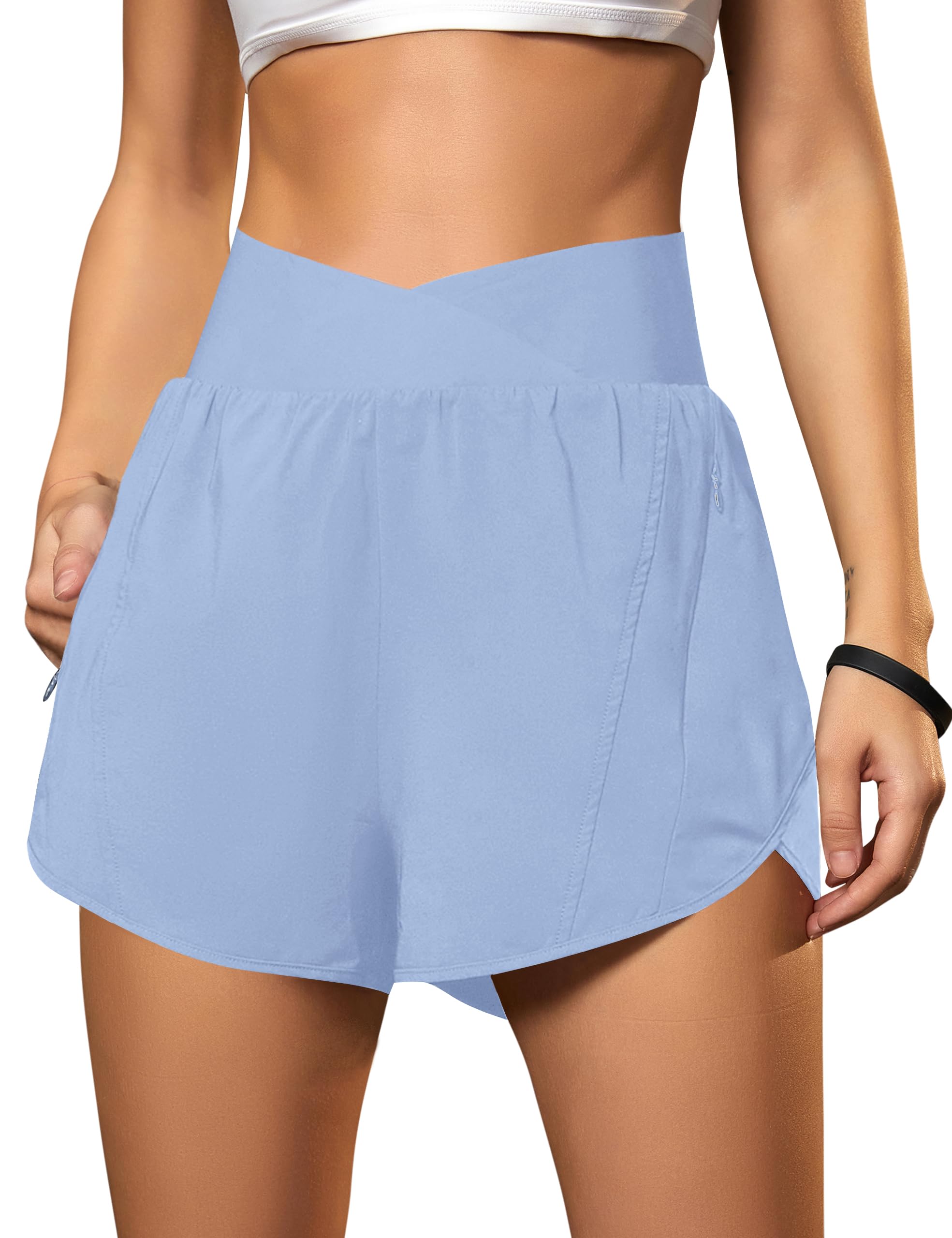 Women's Crossover Athletic Running and Training Shorts