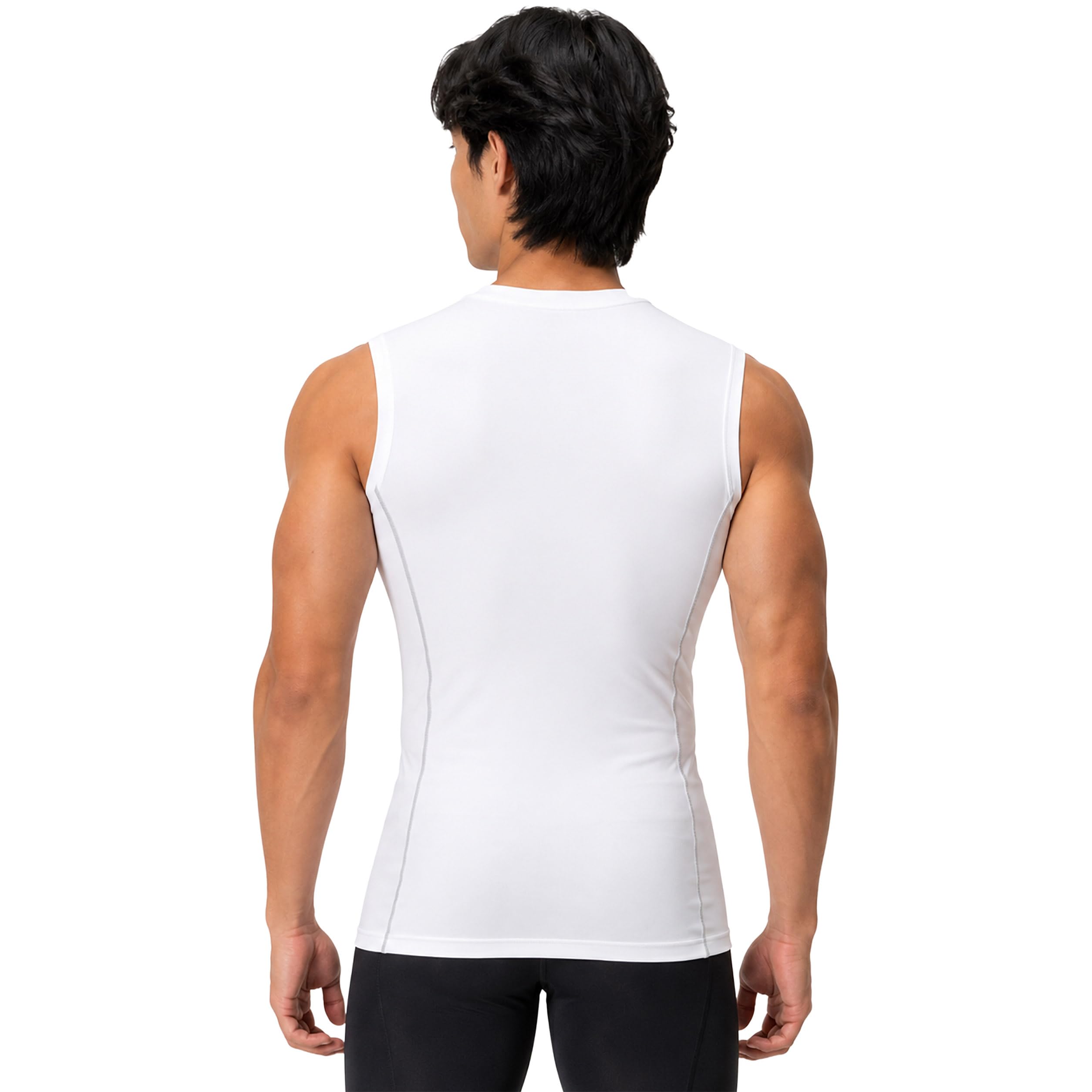 Men's Sleeveless Compression Performance Base Layer 3-Pack
