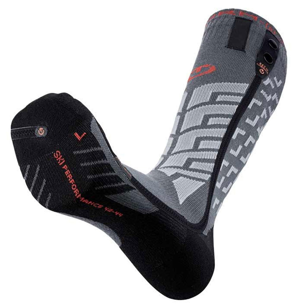 Unisex Heated Performance Ski Socks with Rechargeable Battery