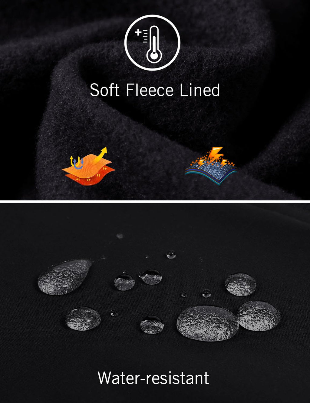 Women's Water-Resistant Fleece Running and Cycling Jacket