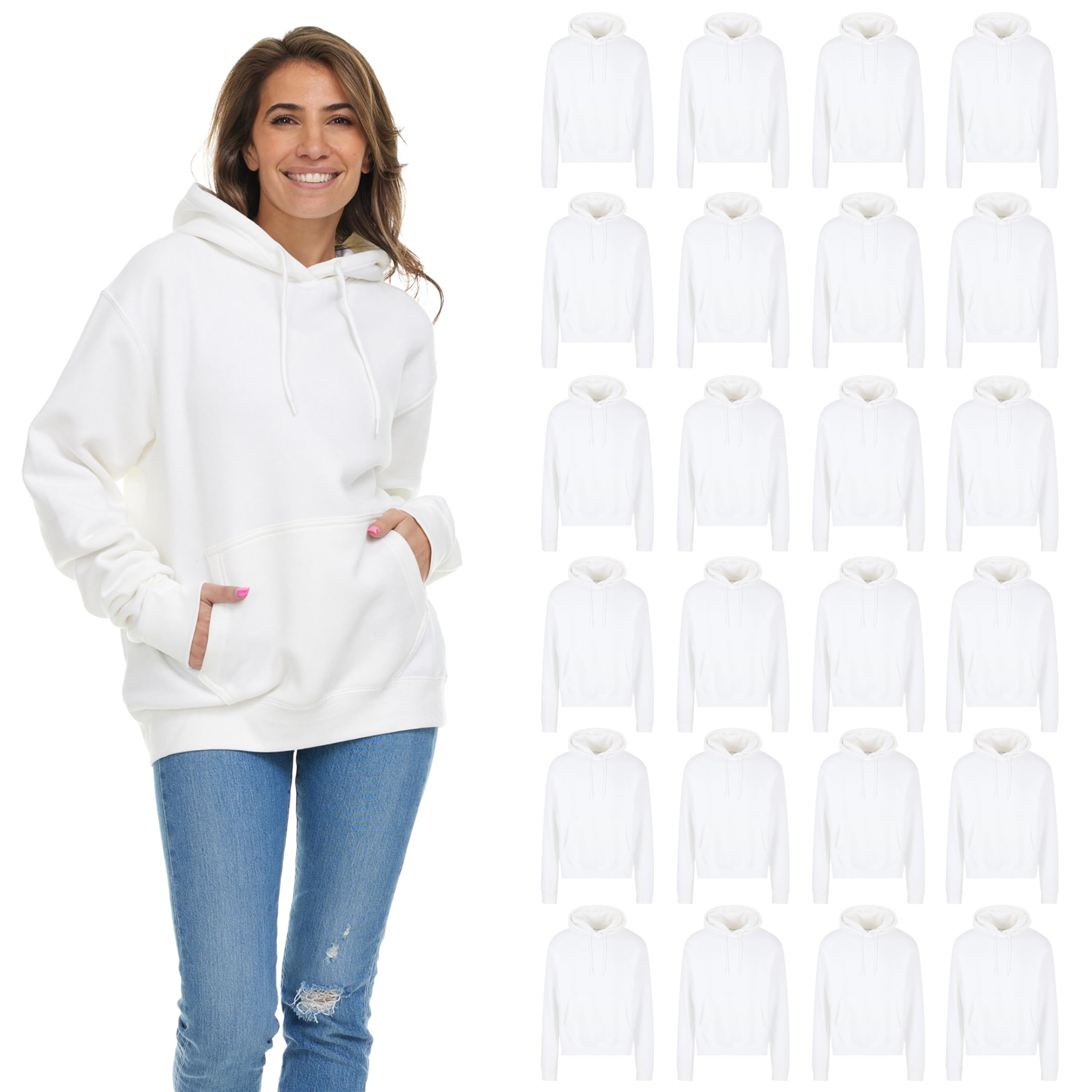 Women's Oversized Cotton-Blend Performance Hoodie