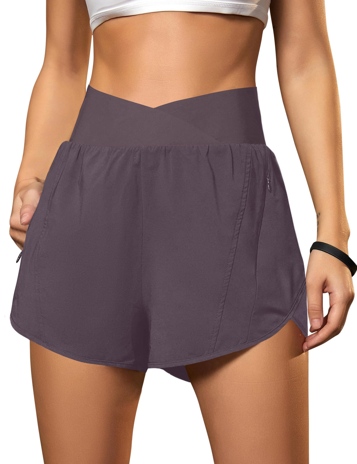 Women's Crossover Athletic Running and Training Shorts