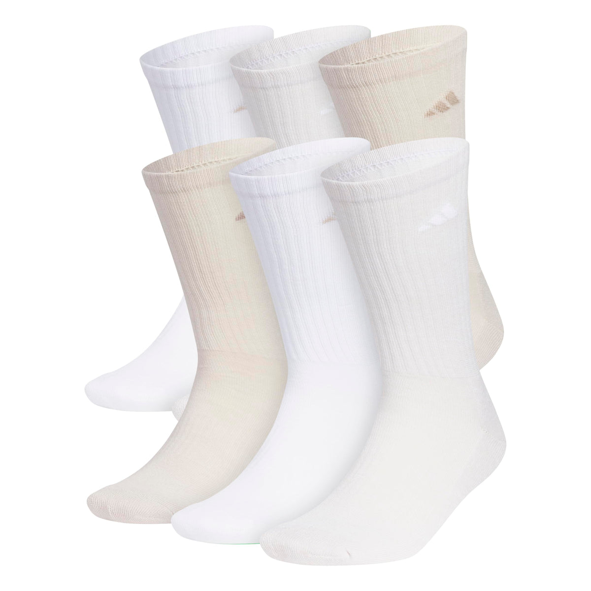 Unisex Cushioned Athletic Crew Socks 6-Pack