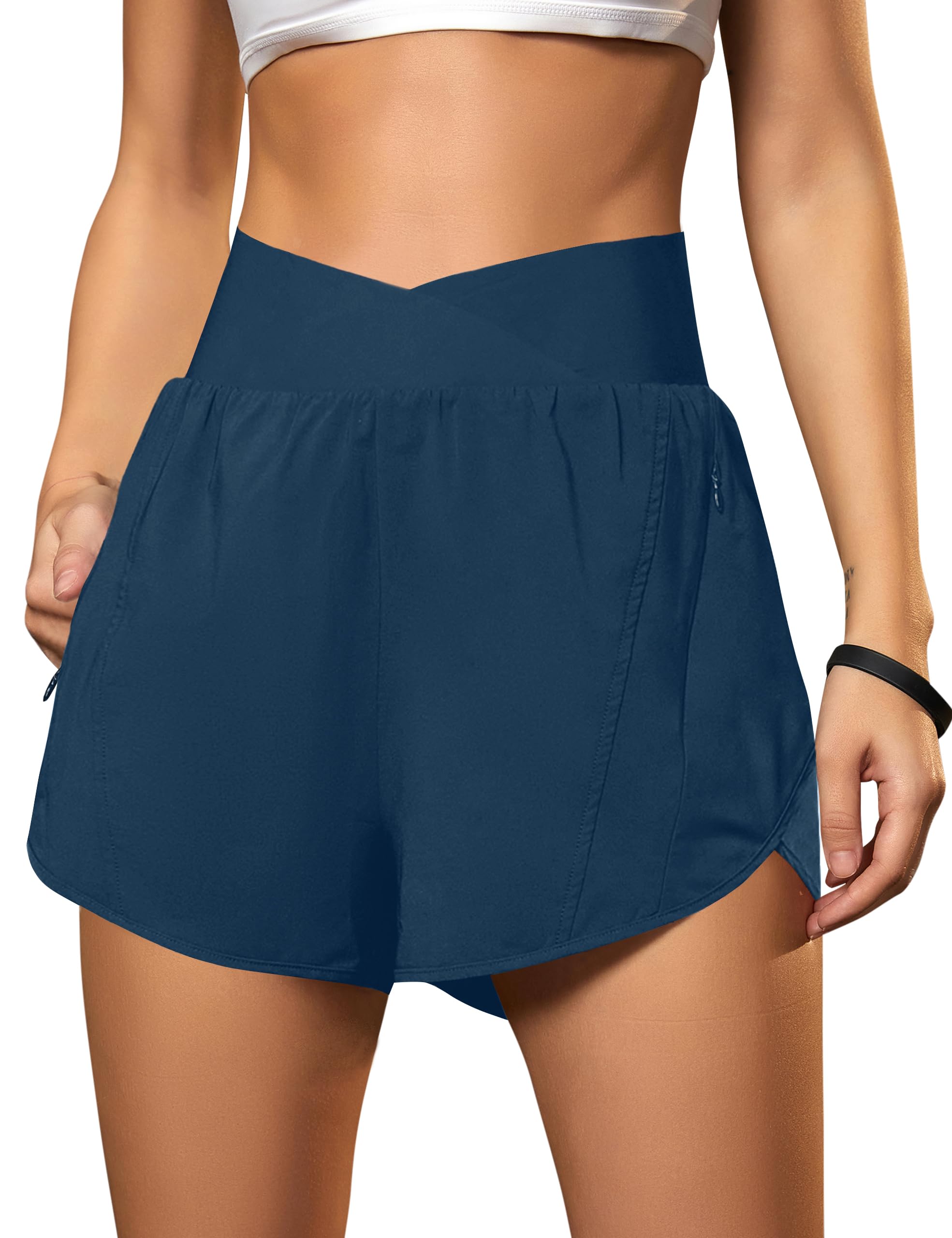 Women's Crossover Athletic Running and Training Shorts