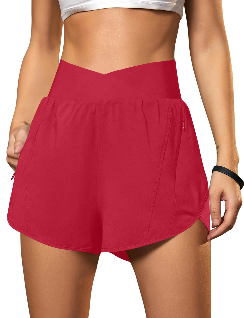 Women's Crossover Athletic Running and Training Shorts