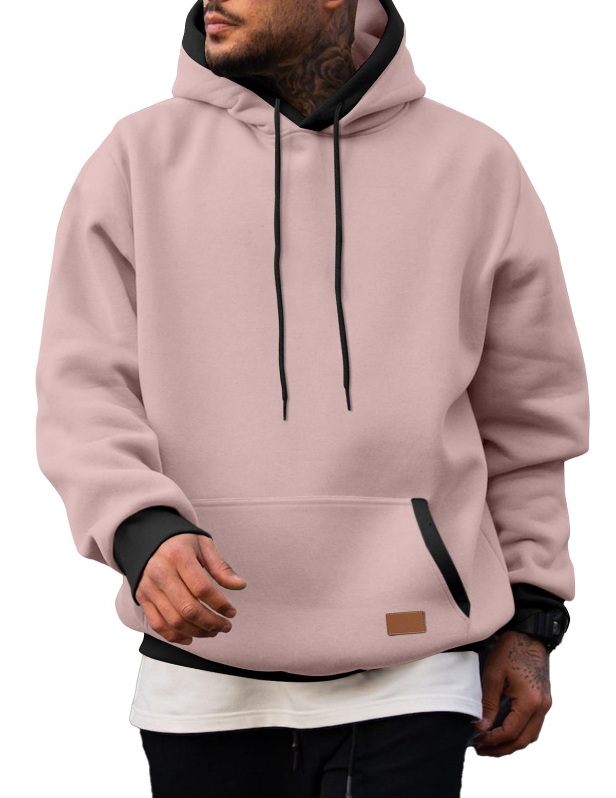 Men's Fleece Performance Pullover Hoodie with Pocket