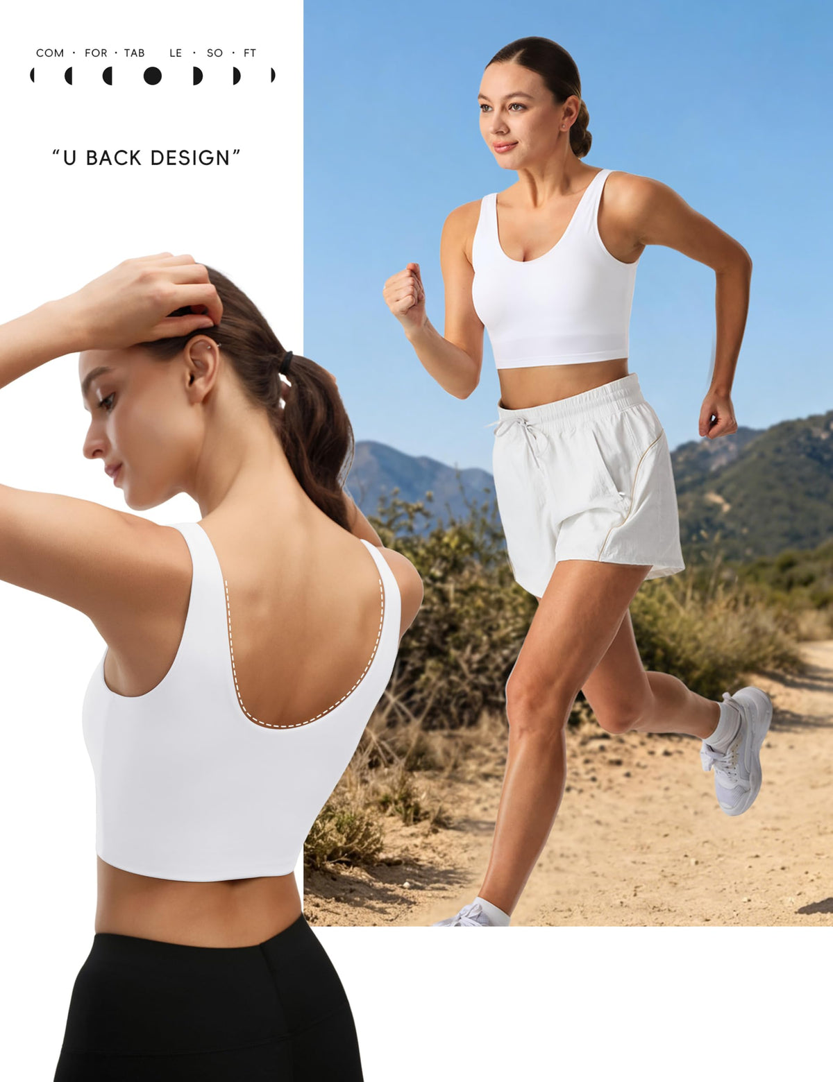 Women's High-Impact Supportive Longline Training Sports Bra