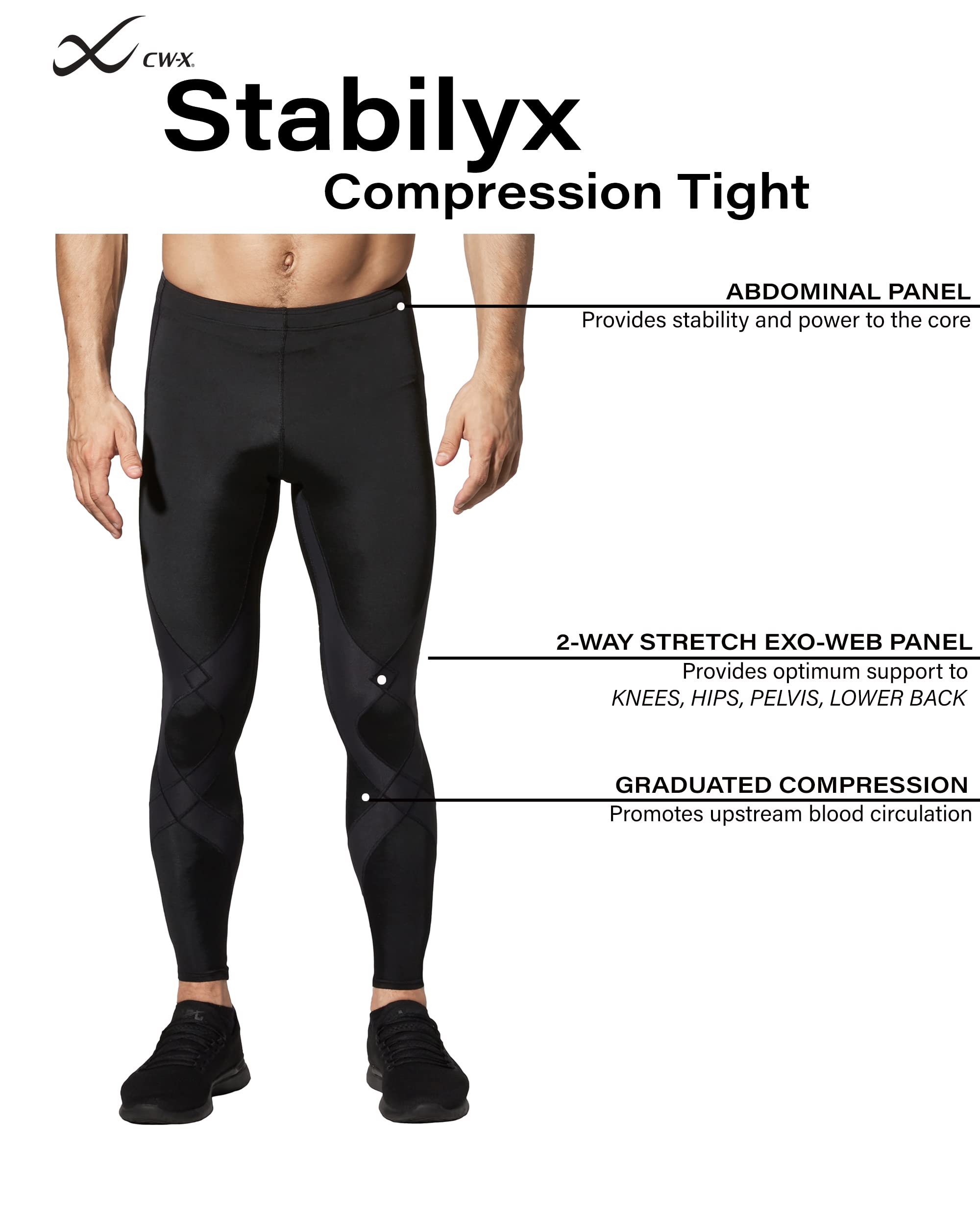 Men's Supportive Performance Compression Training Tights