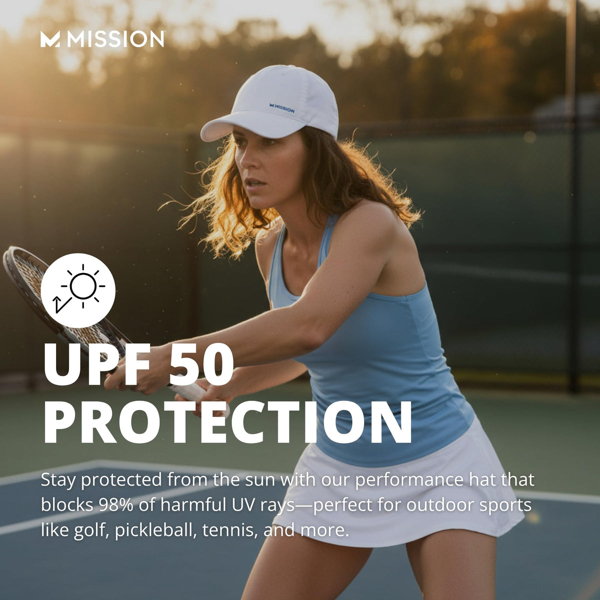 UPF 50 Lightweight Cooling Performance Running Hat