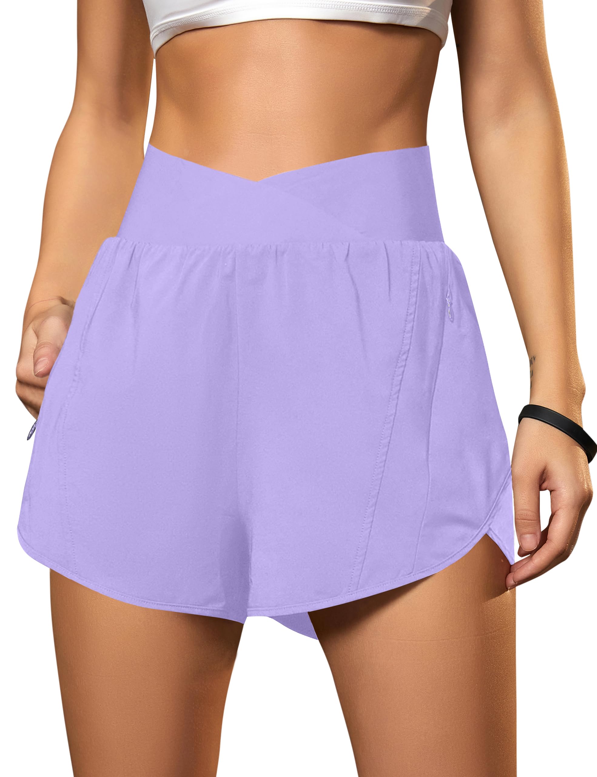 Women's Crossover Athletic Running and Training Shorts