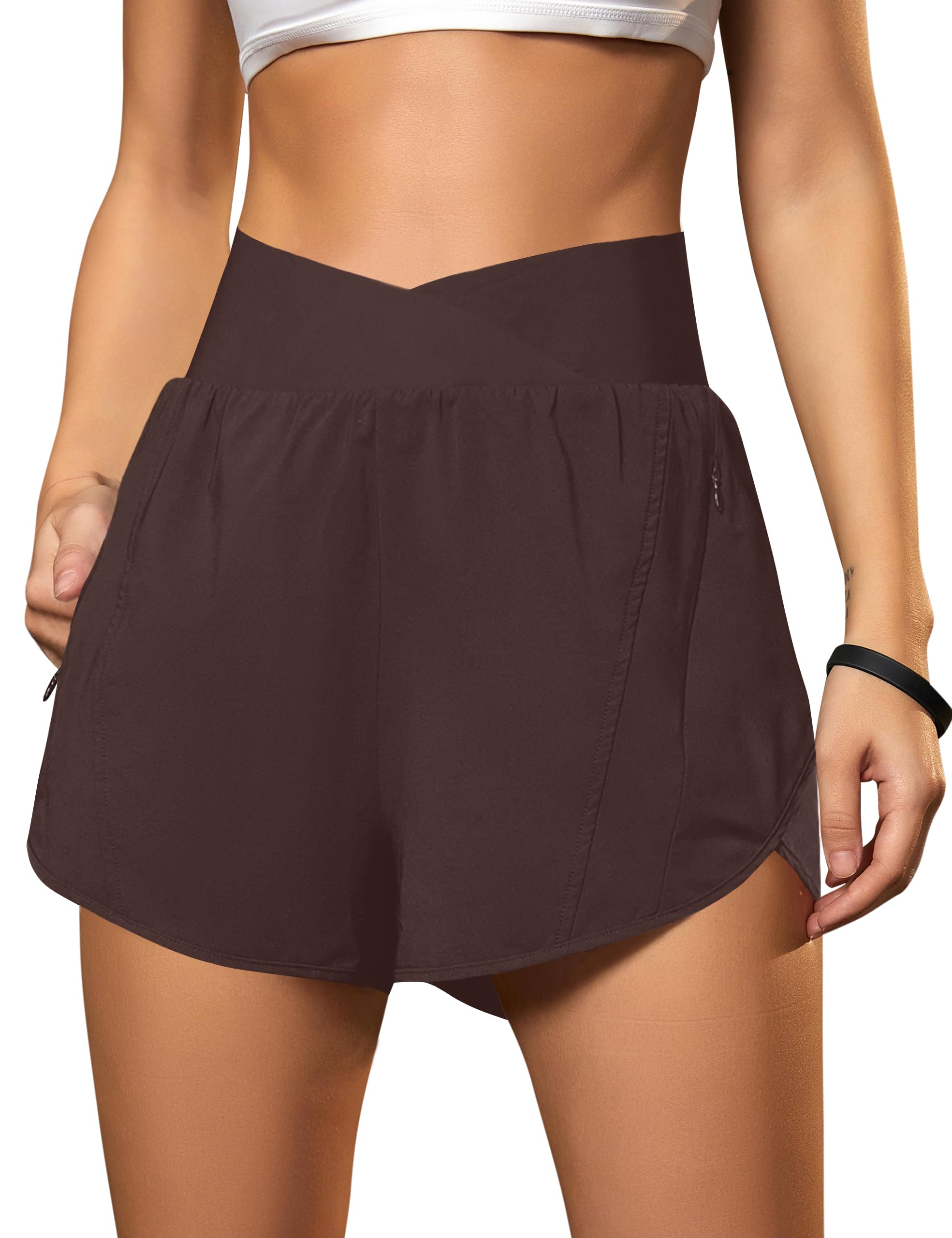 Women's Crossover Athletic Running and Training Shorts
