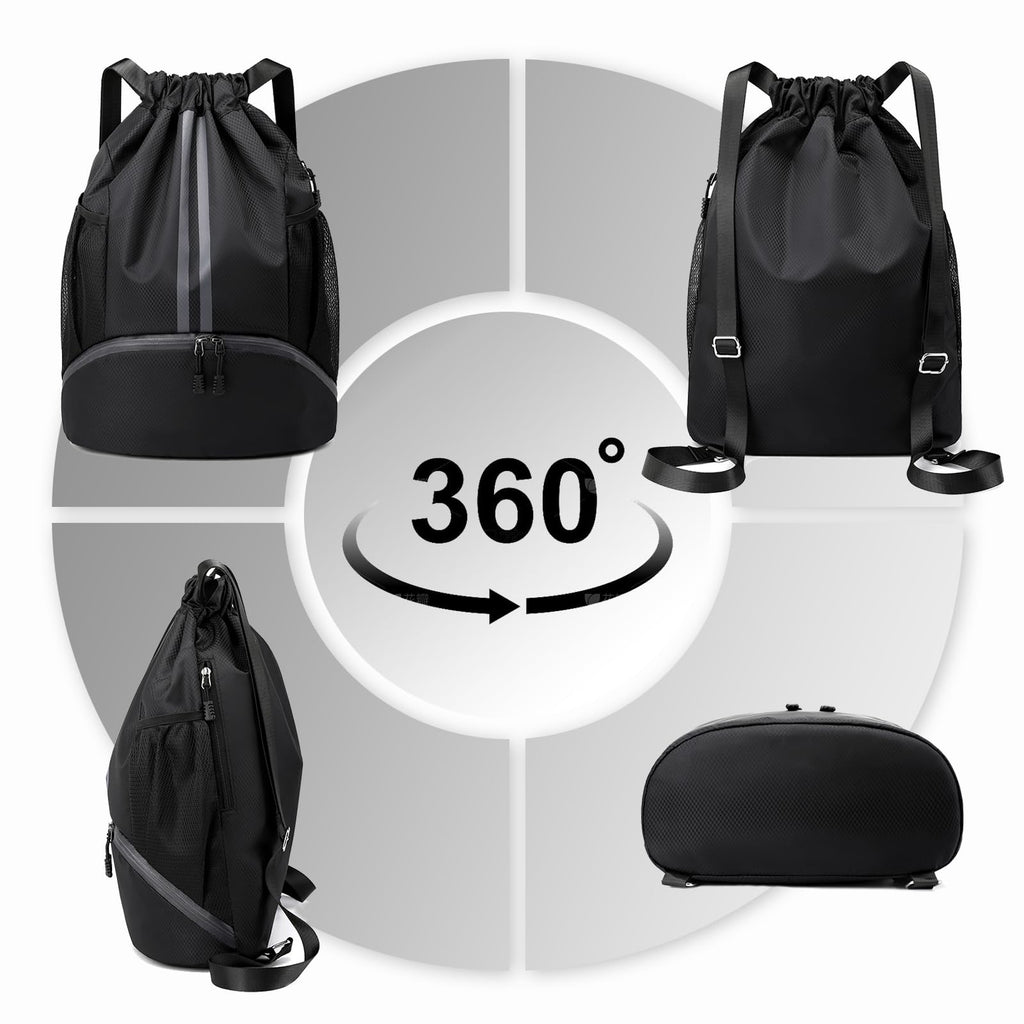 Unisex Drawstring Sports Backpack for Gym and Swimming