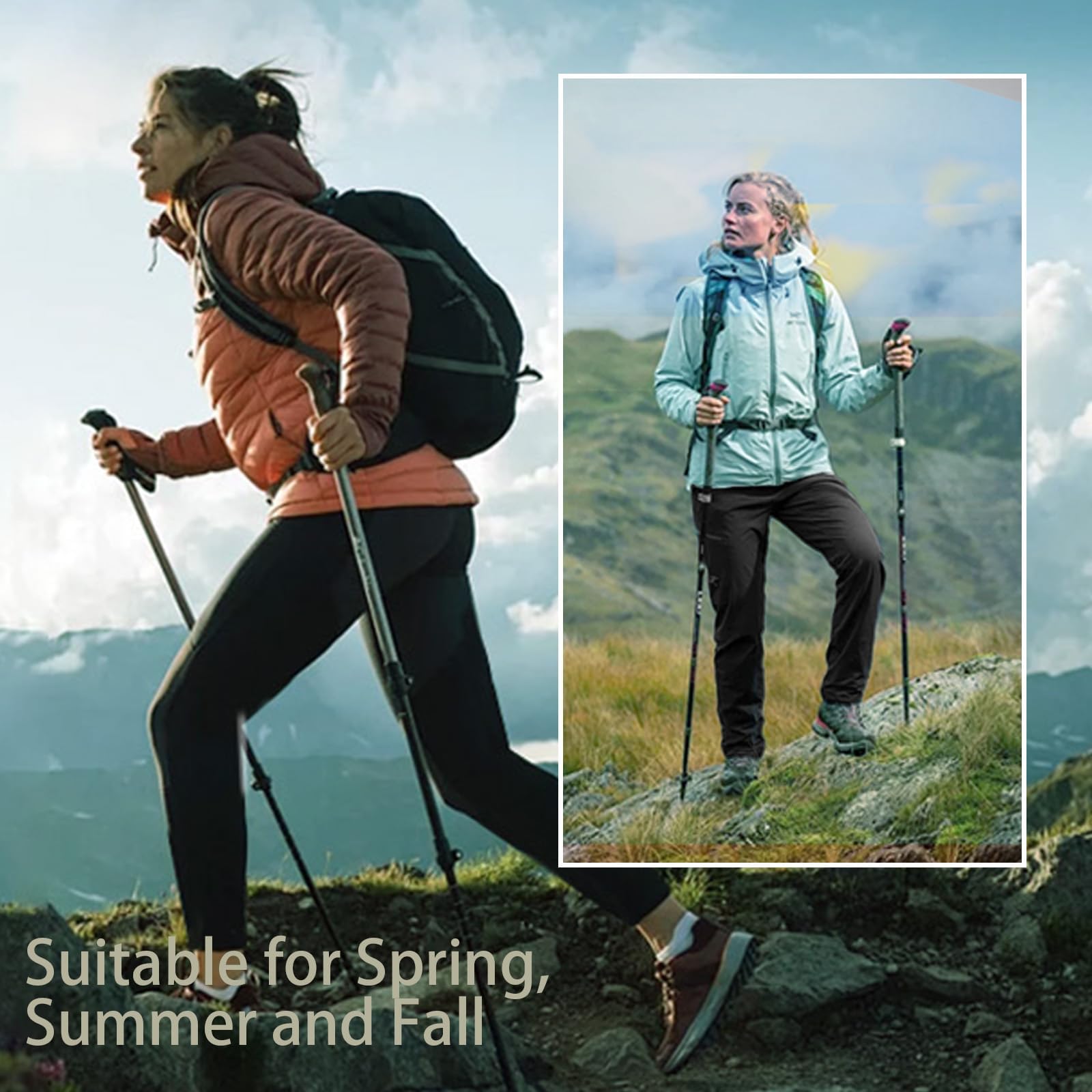 Women's Stretch Performance Hiking and Running Pants