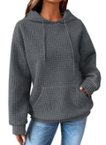 Women's Waffle-Knit Performance Pullover Hoodie