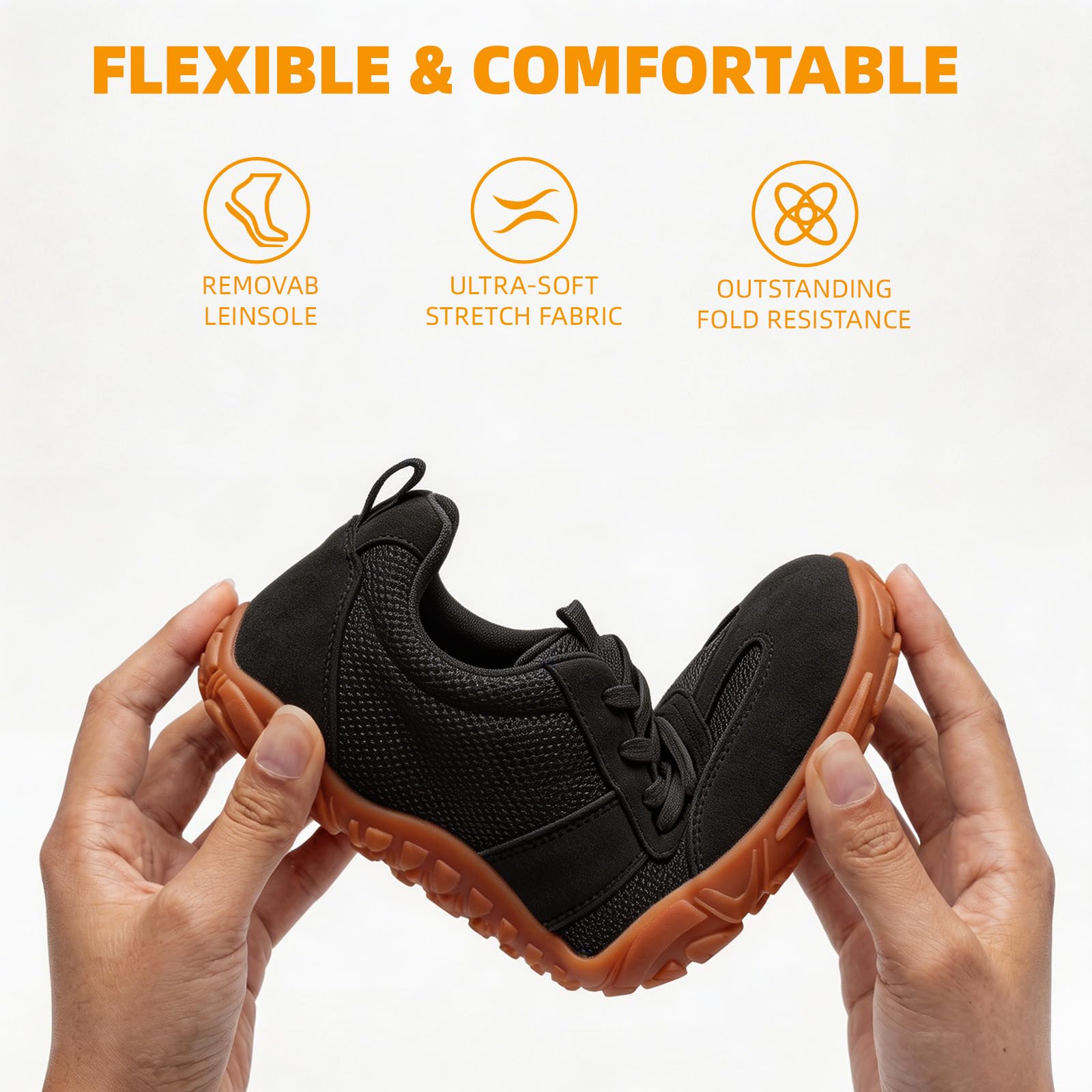 Women's Wide Toe Box Zero-Drop Outdoor Training Shoes