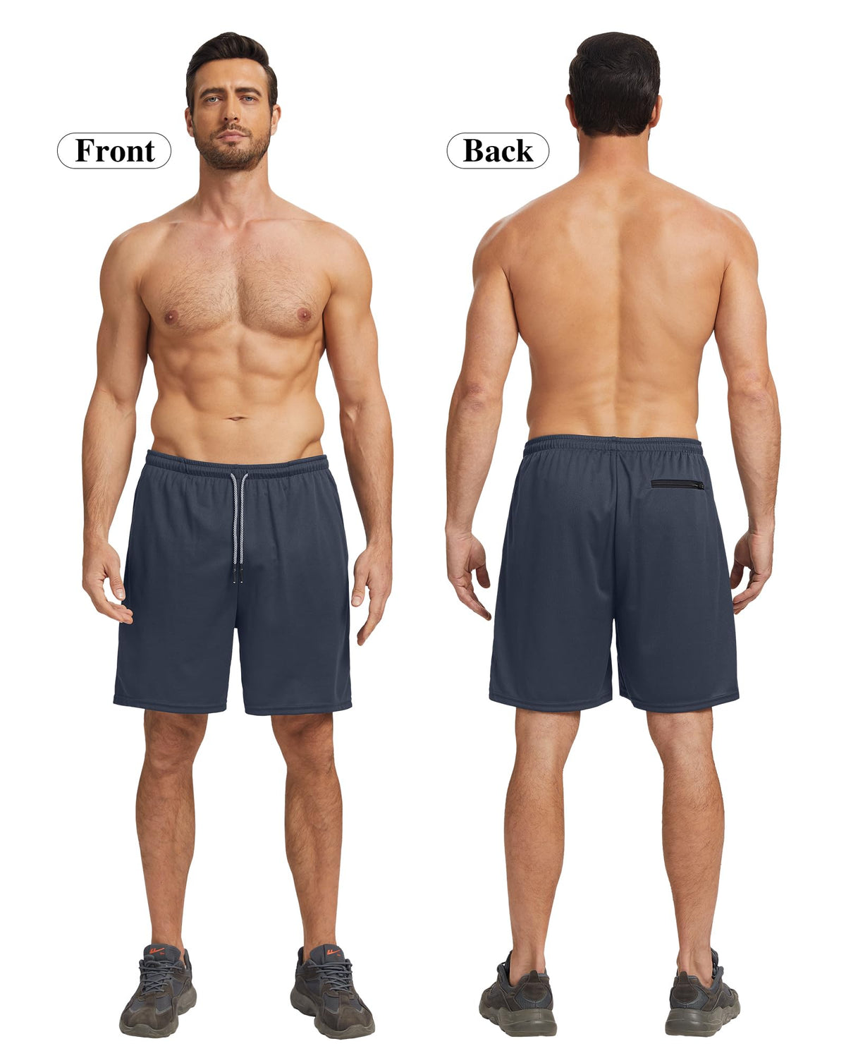 Men's 2-in-1 Running Shorts with Compression Liner 5-Pack