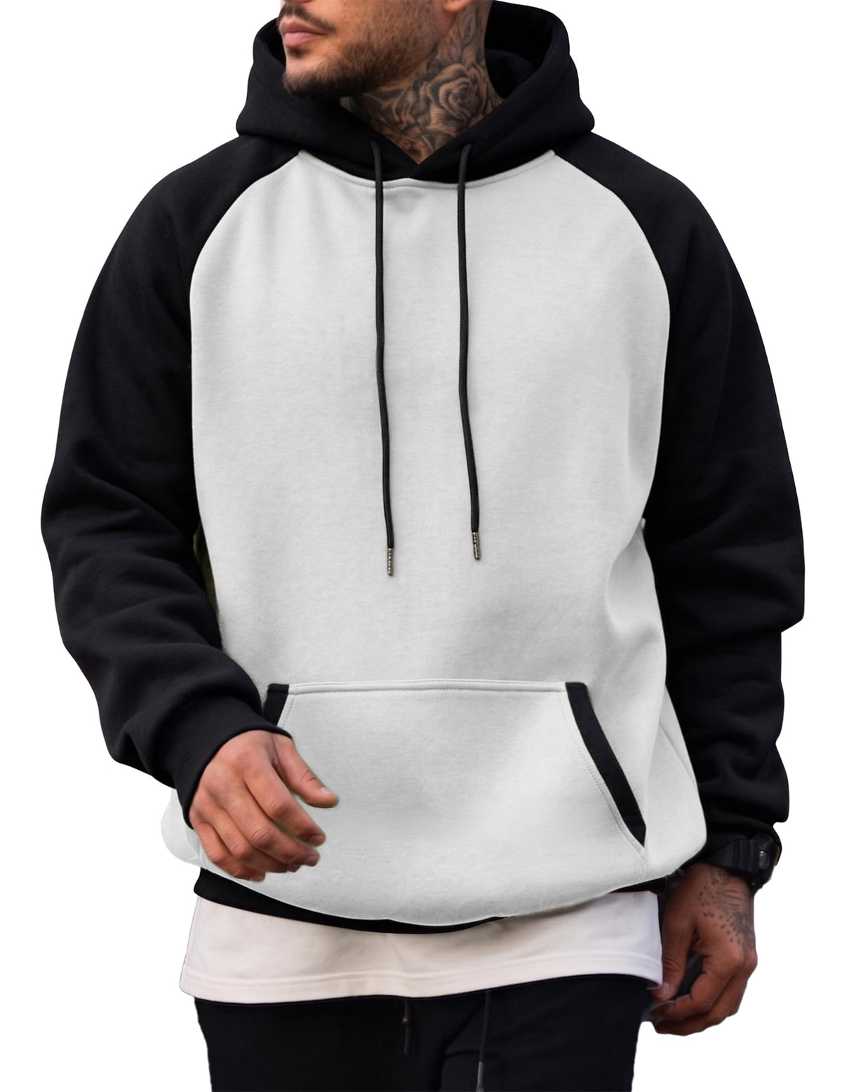 Men's Fleece Performance Pullover Hoodie with Pocket