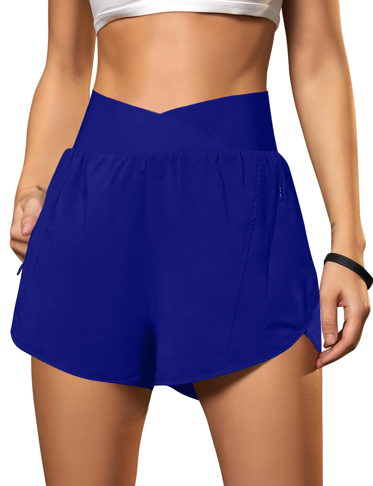 Women's Crossover Athletic Running and Training Shorts