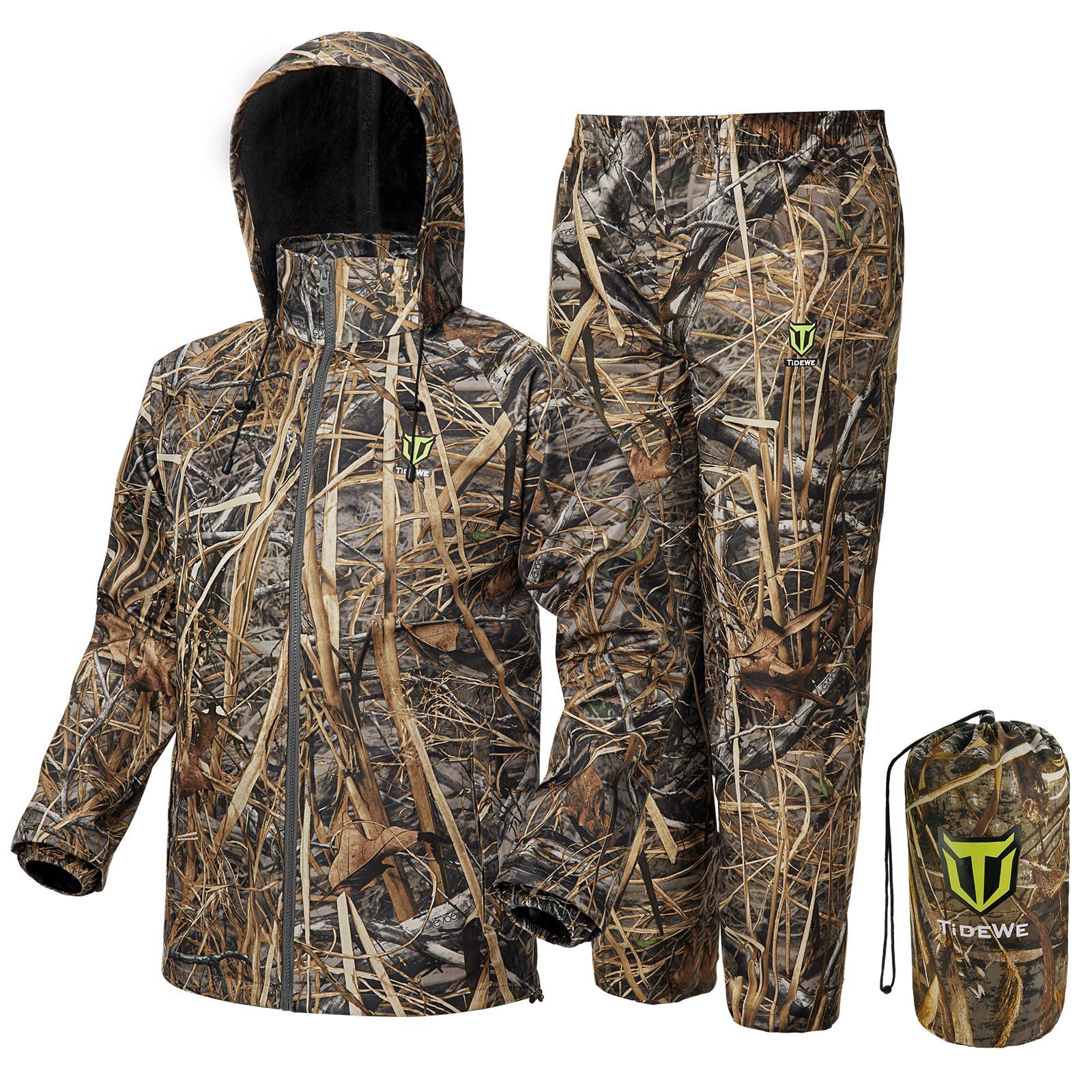 Men's Lightweight Waterproof 2-Piece Performance Rain Suit