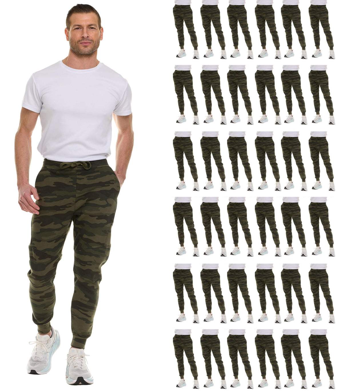 Men's Comfortable Athletic Jogger Sweatpants 36-Pack