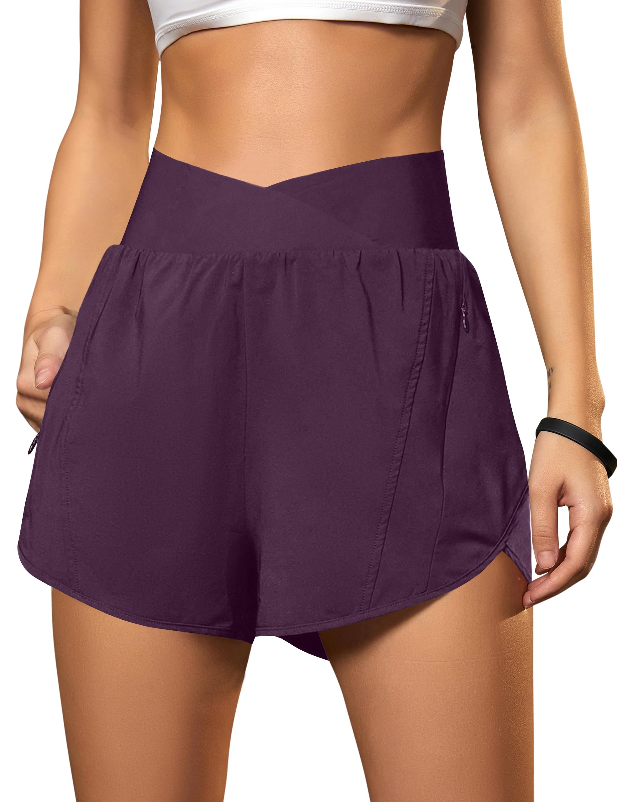Women's Crossover Athletic Running and Training Shorts