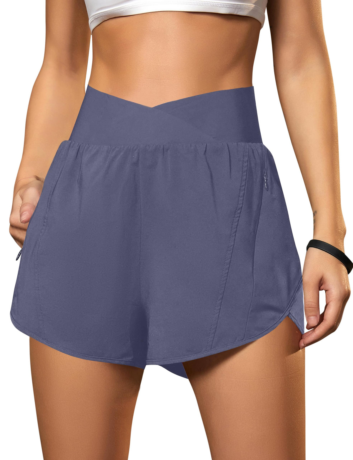 Women's Crossover Athletic Running and Training Shorts