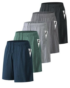 Men's Quick-Dry Athletic Training Shorts with Pockets