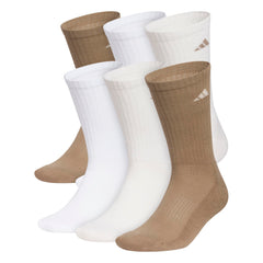 Unisex Cushioned Athletic Crew Socks 6-Pack