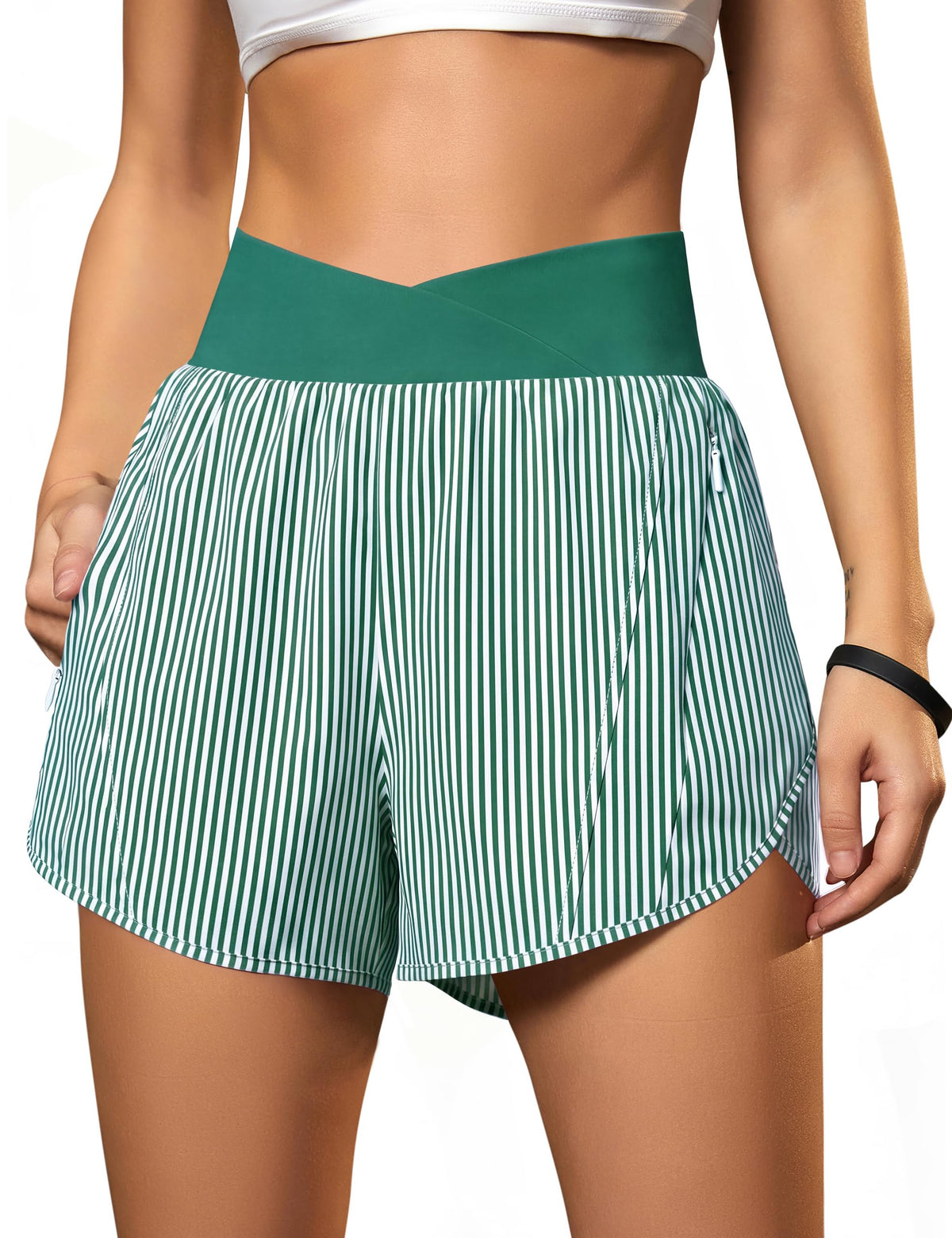 Women's Crossover Athletic Running and Training Shorts