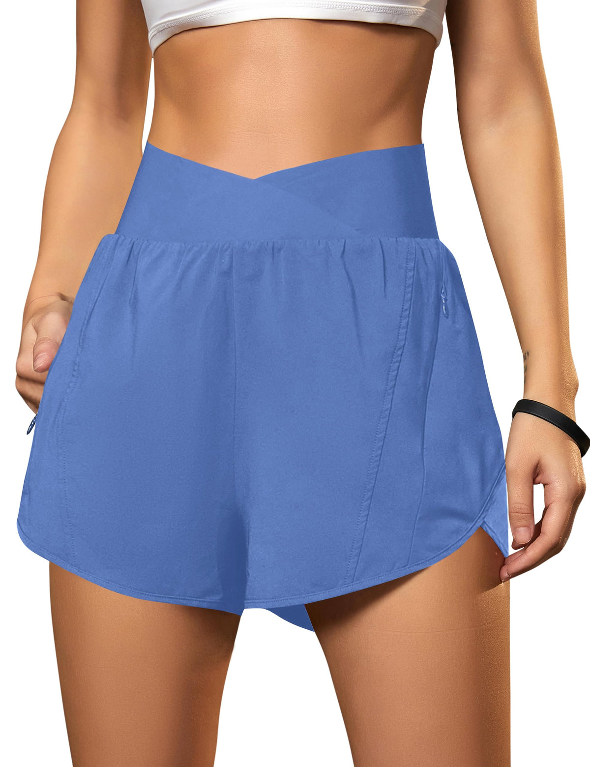 Women's Crossover Athletic Running and Training Shorts