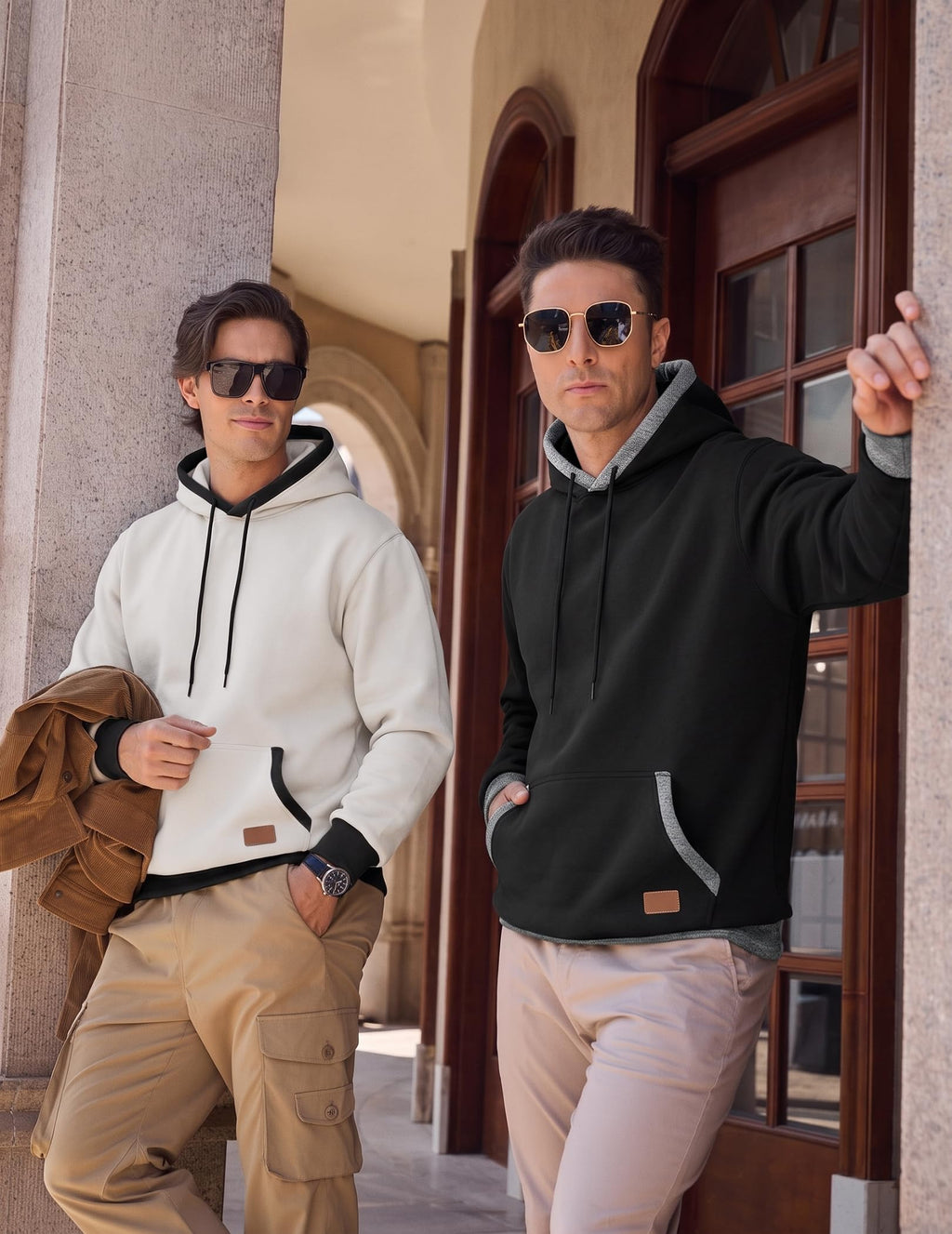 Men's Fleece Performance Pullover Hoodie with Pocket